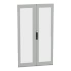 SCHNEIDER ELECTRIC - Porta trasparente doppia, PanelSeT SFN, PanelSeT SM, per armadio elettrico H2000 W1200mm