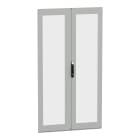 SCHNEIDER ELECTRIC - Porta trasparente doppia, PanelSeT SFN, Spacial SM, per armadio elettrico H2200 W1200mm