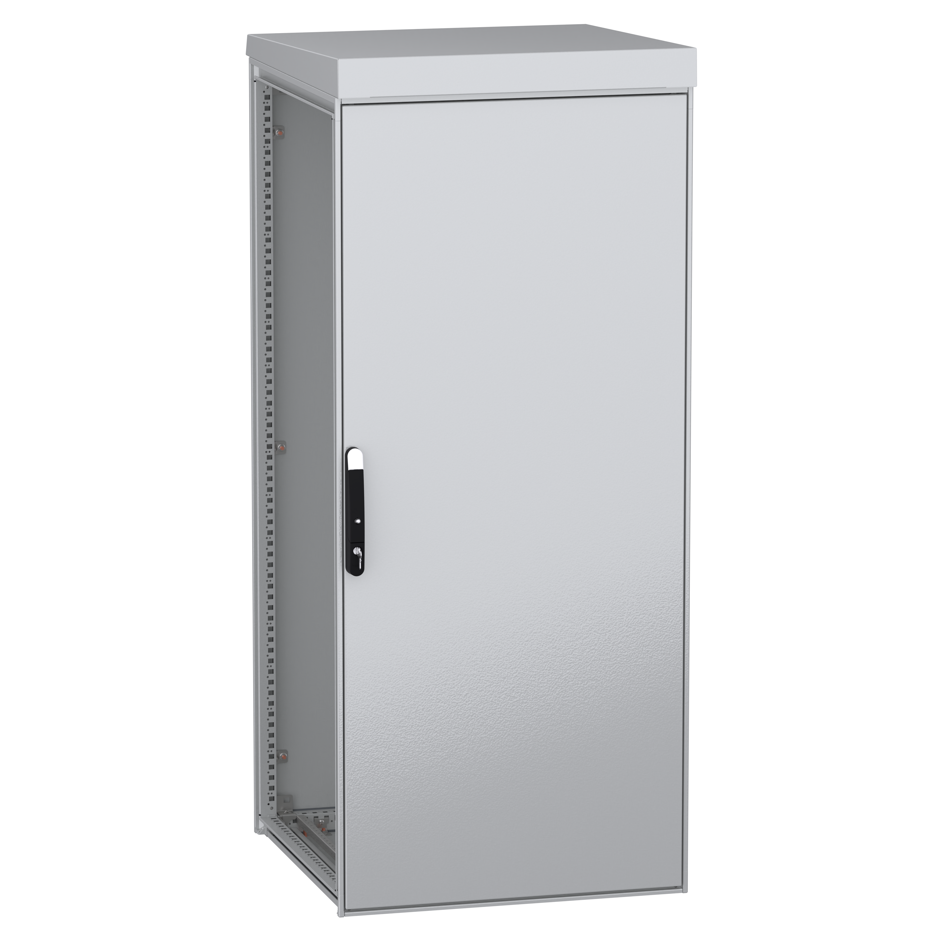 SCHNEIDER ELECTRIC - Armadio elettrico modulare da pavimento per esterni, PanelSeT SFN, acciaio decarbonizzato, 1800x800x800mm, IP55, RAL7035