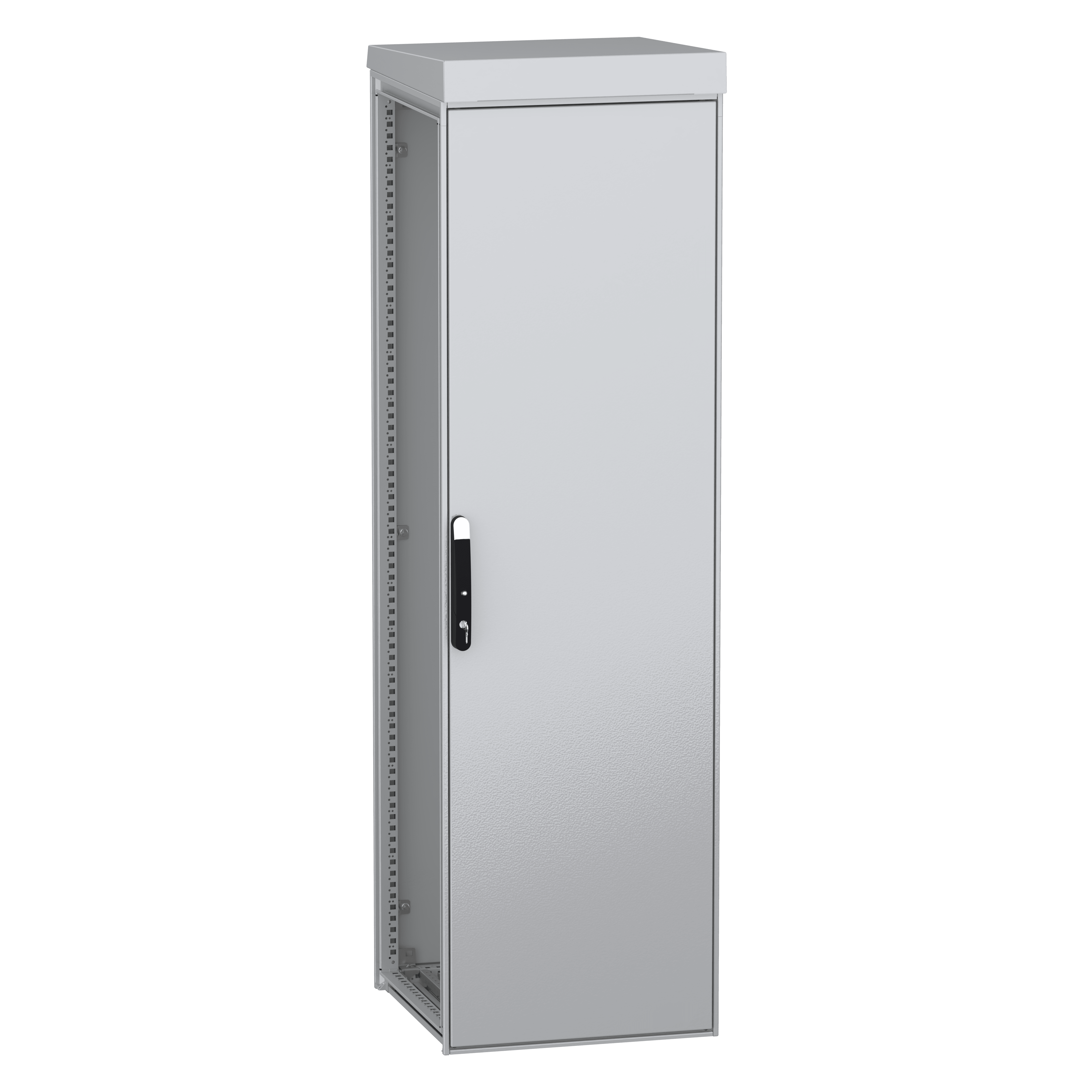 SCHNEIDER ELECTRIC - Armadio elettrico modulare da pavimento per esterni, PanelSeT SFN, acciaio decarbonizzato, 2000x600x600mm, IP55, RAL7035