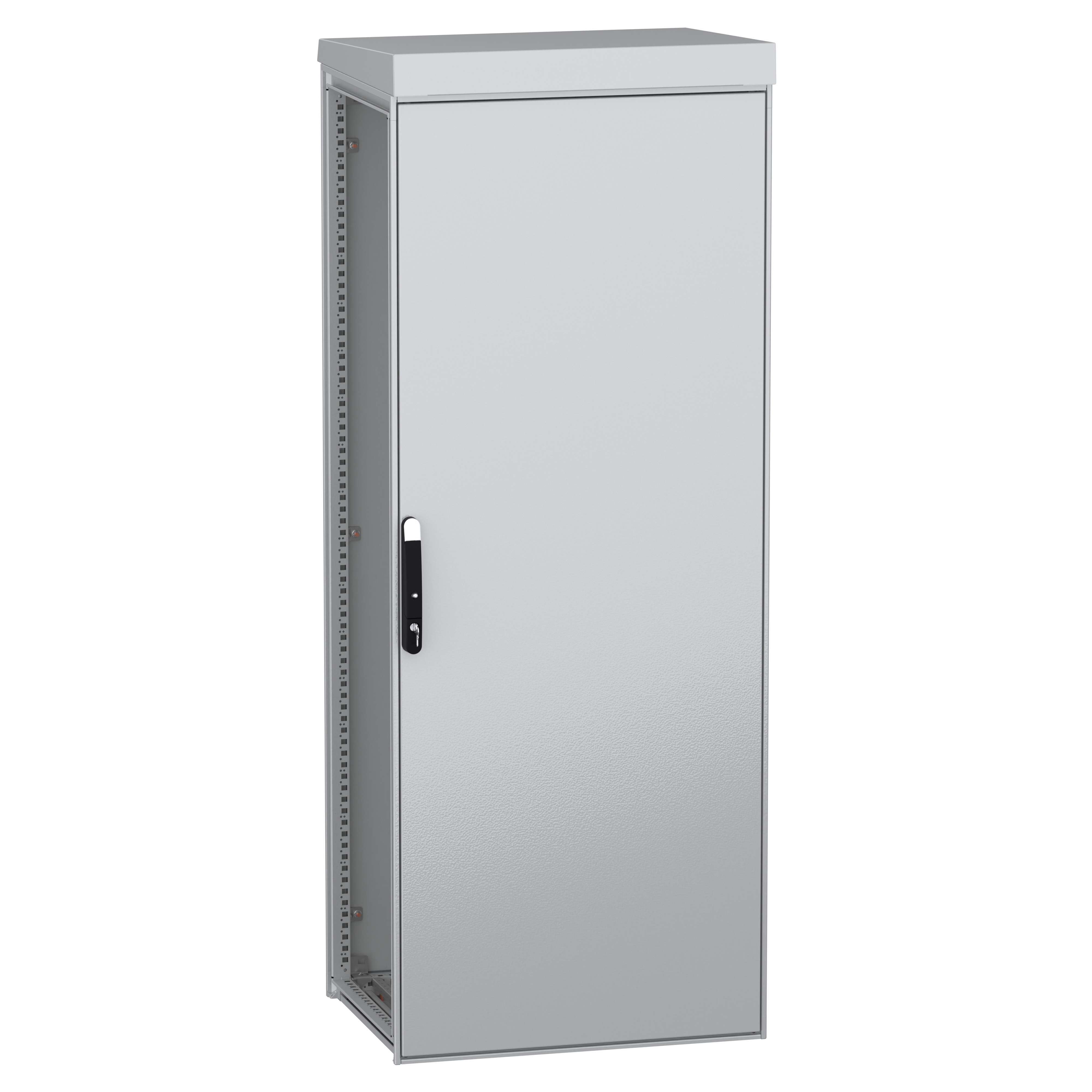 SCHNEIDER ELECTRIC - Armadio elettrico modulare da pavimento per esterni, PanelSeT SFN, acciaio decarbonizzato, 2000x800x600mm, IP55, RAL7035