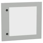 SCHNEIDER ELECTRIC - Porta parziale trasparente, PanelSeT SFN, per armadio elettrico PC W600mm, RAL7035, H520mm NSYSFNPCPD600T