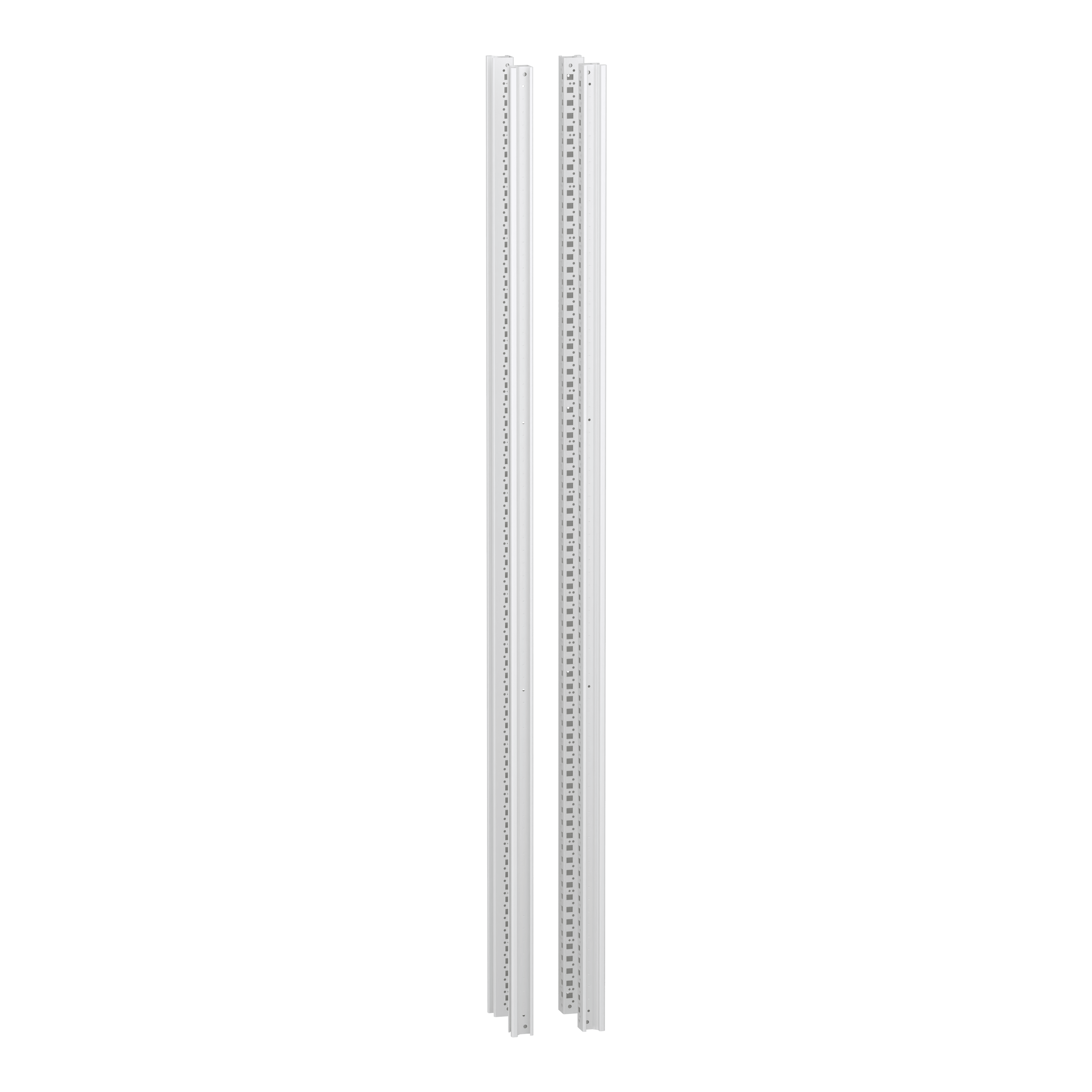 SCHNEIDER ELECTRIC - Montanti verticali, Prismaset HD, per armadio elettrico H 2000 mm, RAL9003, set di 4