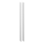 SCHNEIDER ELECTRIC - Montanti verticali, Prismaset HD, per armadio elettrico H 2000 mm, RAL9003, set di 4