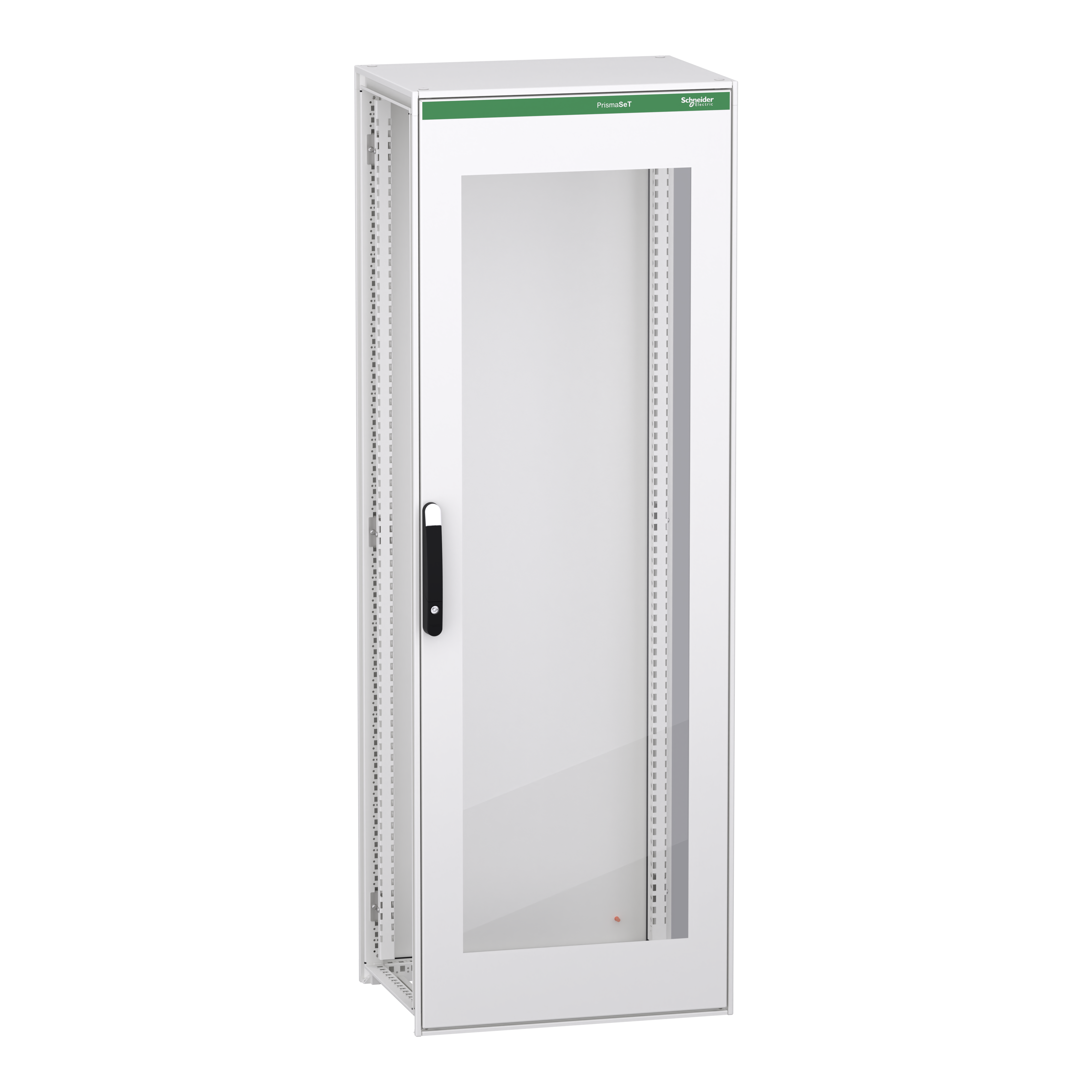 SCHNEIDER ELECTRIC - Armadio elettrico modulare a pavimento, Prismaset HD, acciaio decarbonizzato, vetro, 2000x700x500 mm, IP55, RAL9003