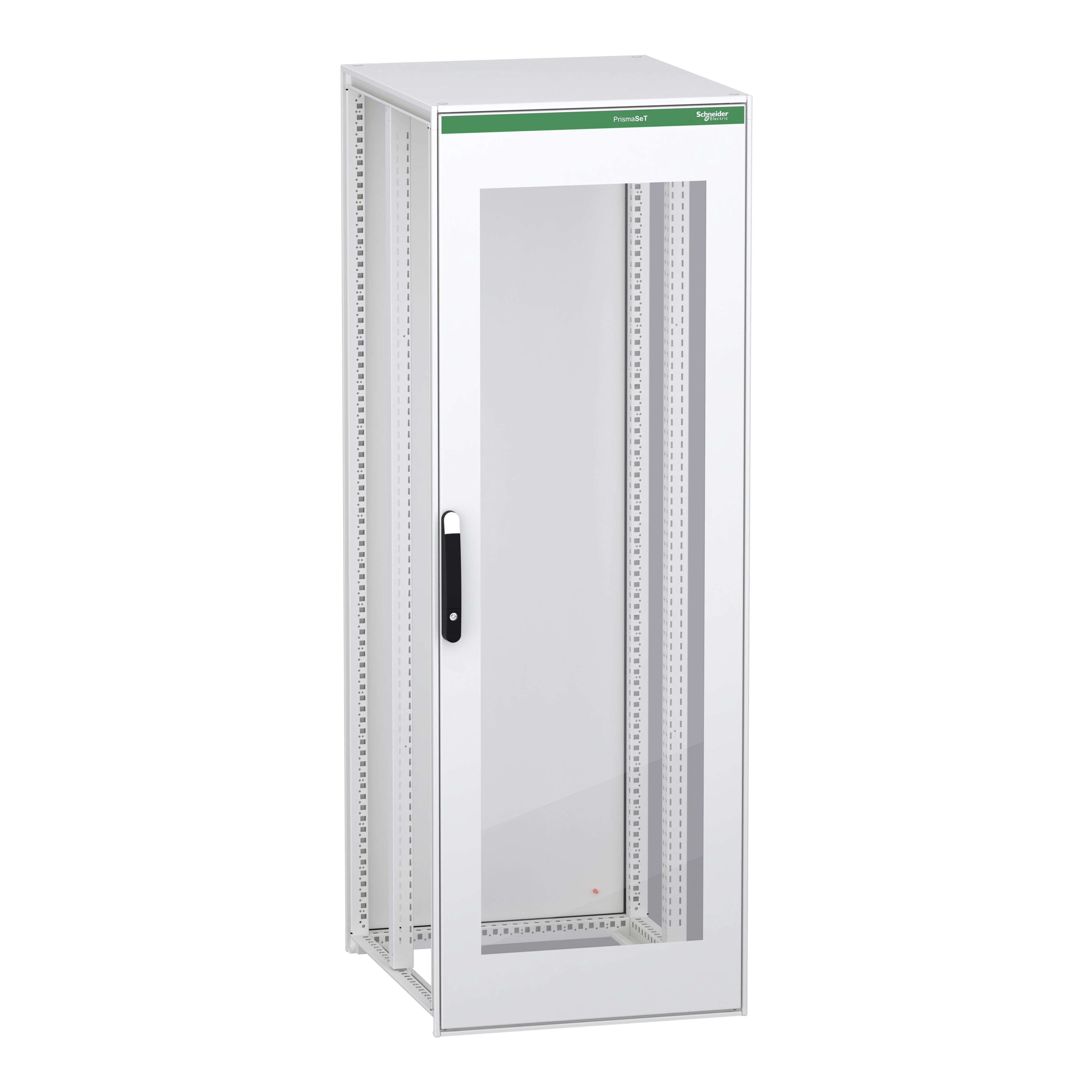 SCHNEIDER ELECTRIC - Armadio elettrico modulare a pavimento, Prismaset HD, acciaio decarbonizzato, vetro, 2000x700x800 mm, IP55, RAL9003