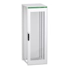 SCHNEIDER ELECTRIC - Armadio elettrico modulare a pavimento, Prismaset HD, acciaio decarbonizzato, vetro, 2000x700x800 mm, IP55, RAL9003