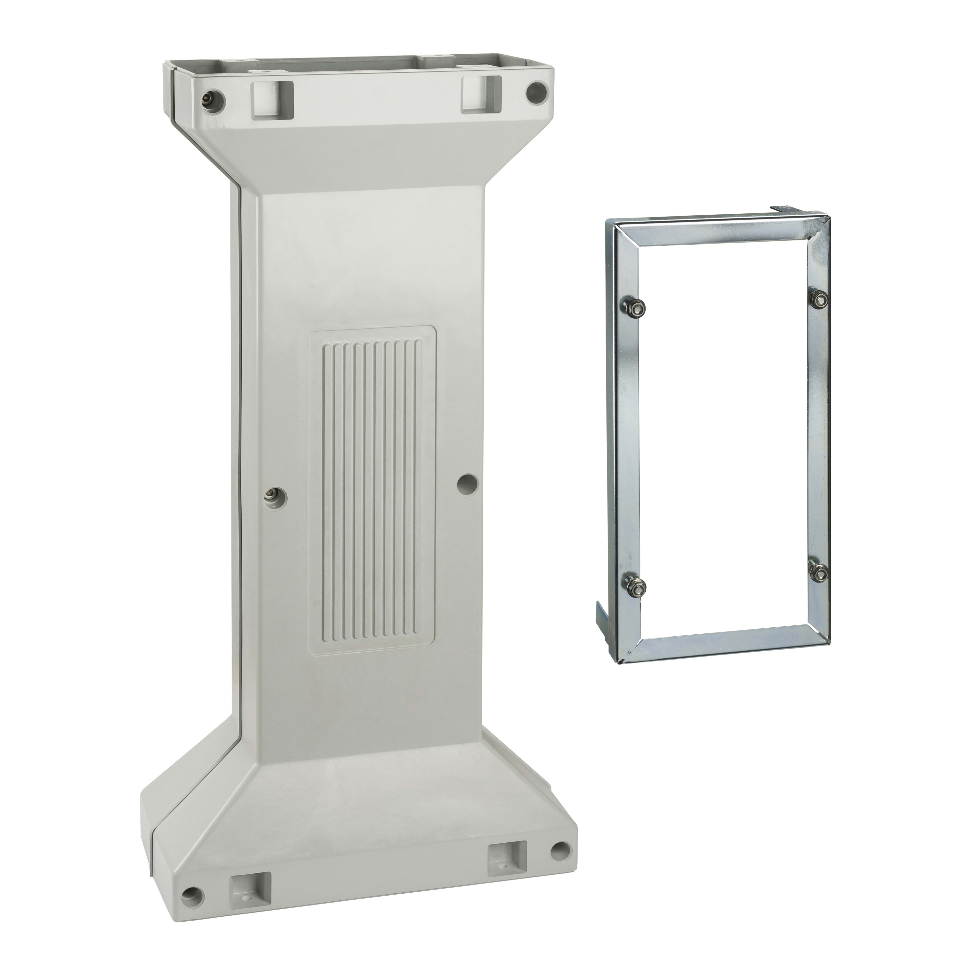 SCHNEIDER ELECTRIC - Colonna in poliestere h=800 RAL 7035 NSYSFSPLMG