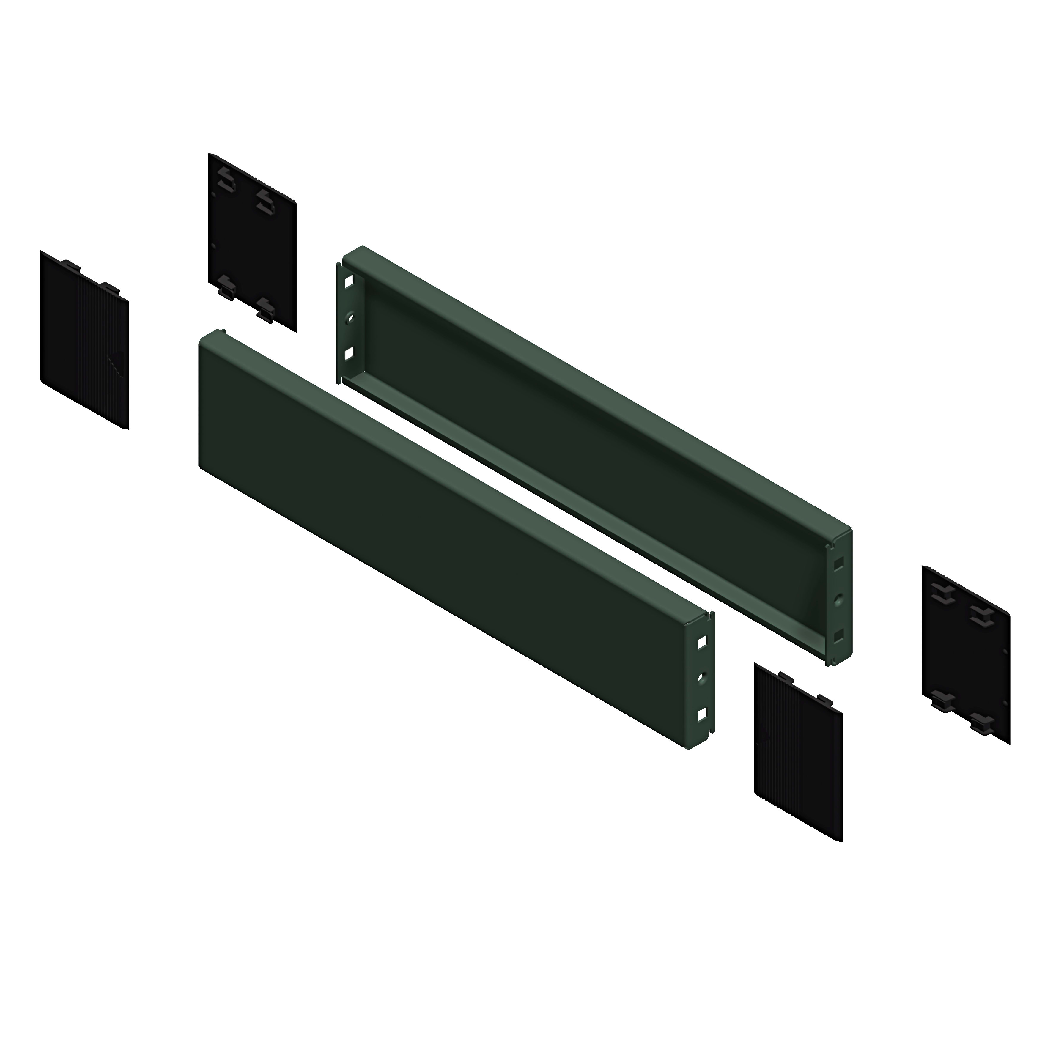 SCHNEIDER ELECTRIC - 2 pannelli laterali zoccolo 1200x100