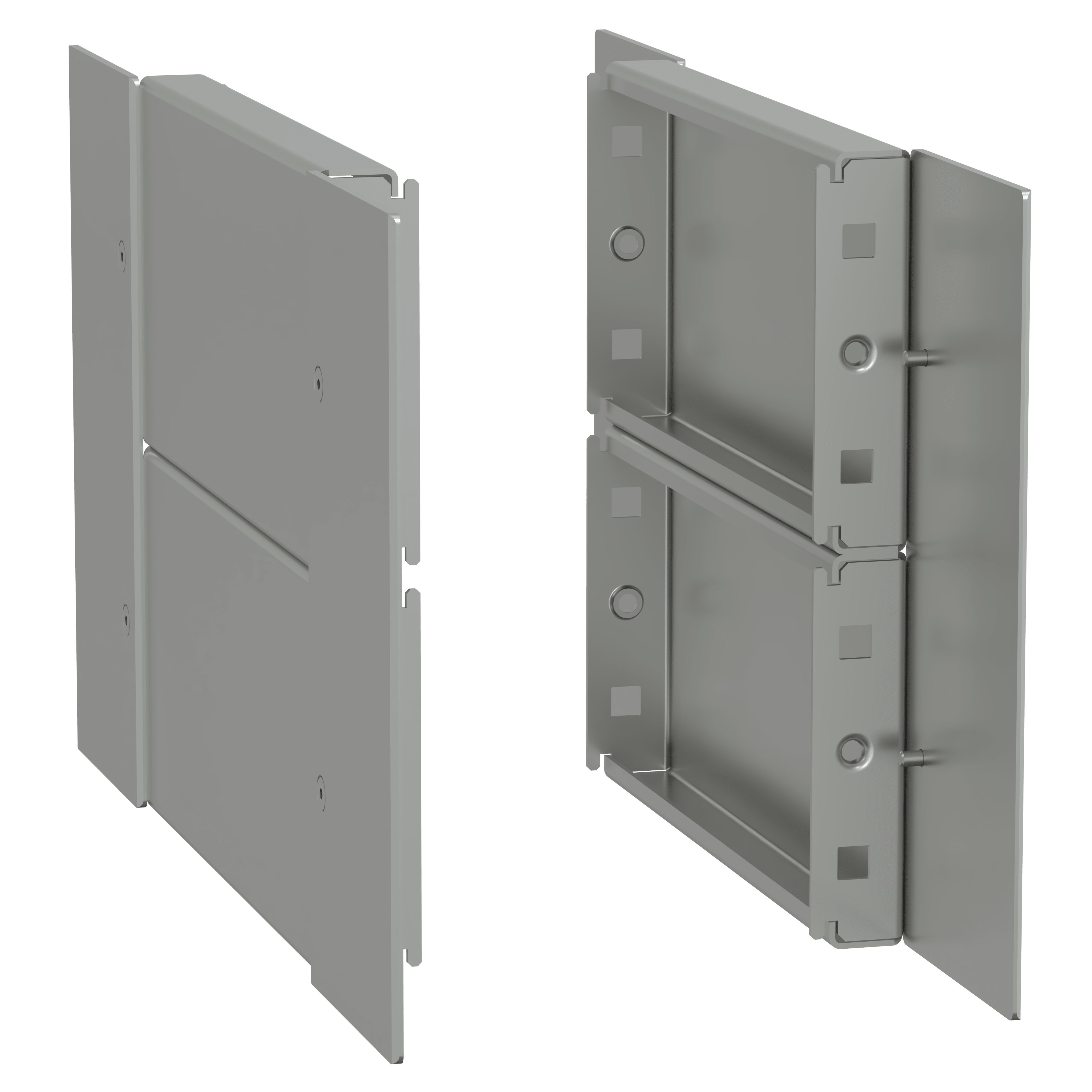 SCHNEIDER ELECTRIC - Pannelli laterali zoccolo inox P400xH200 Aisi 304L