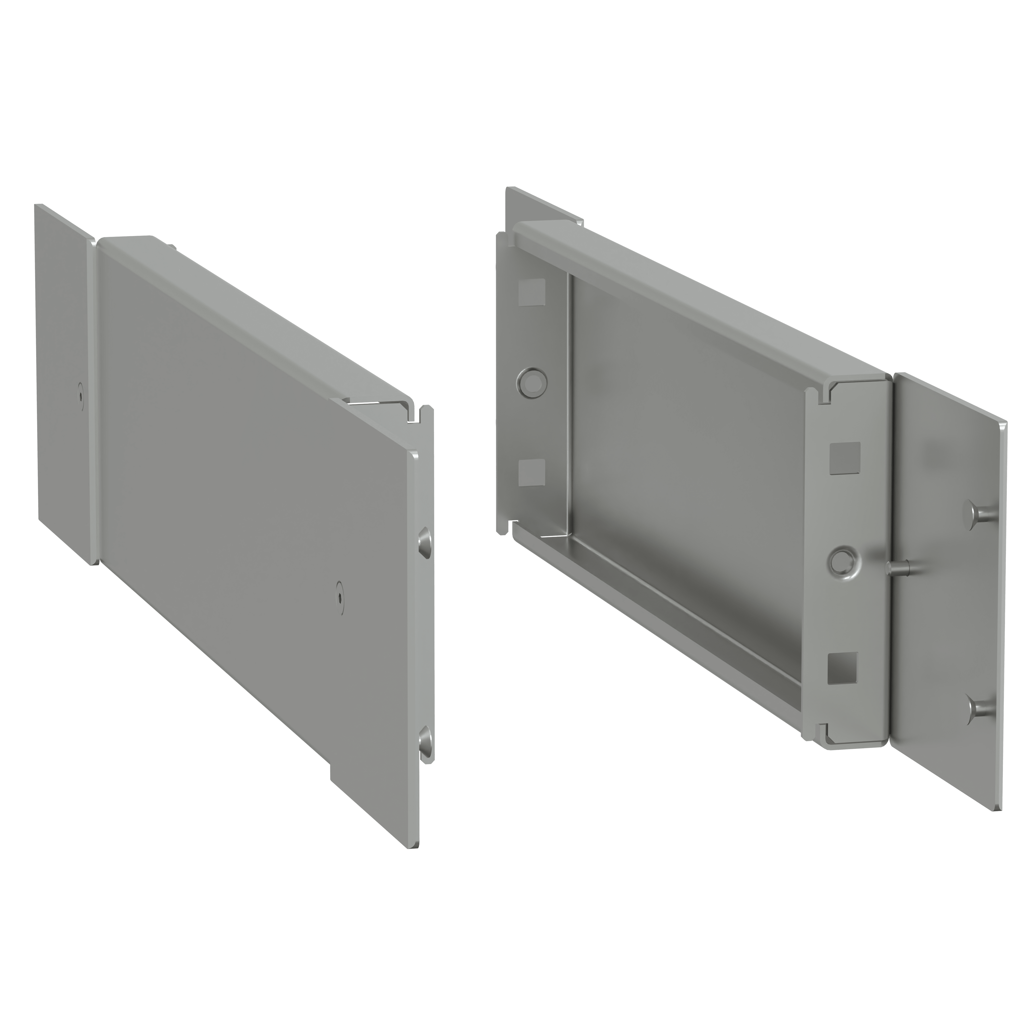 SCHNEIDER ELECTRIC - Pannello laterale zoccolo inox P500xH100 304L