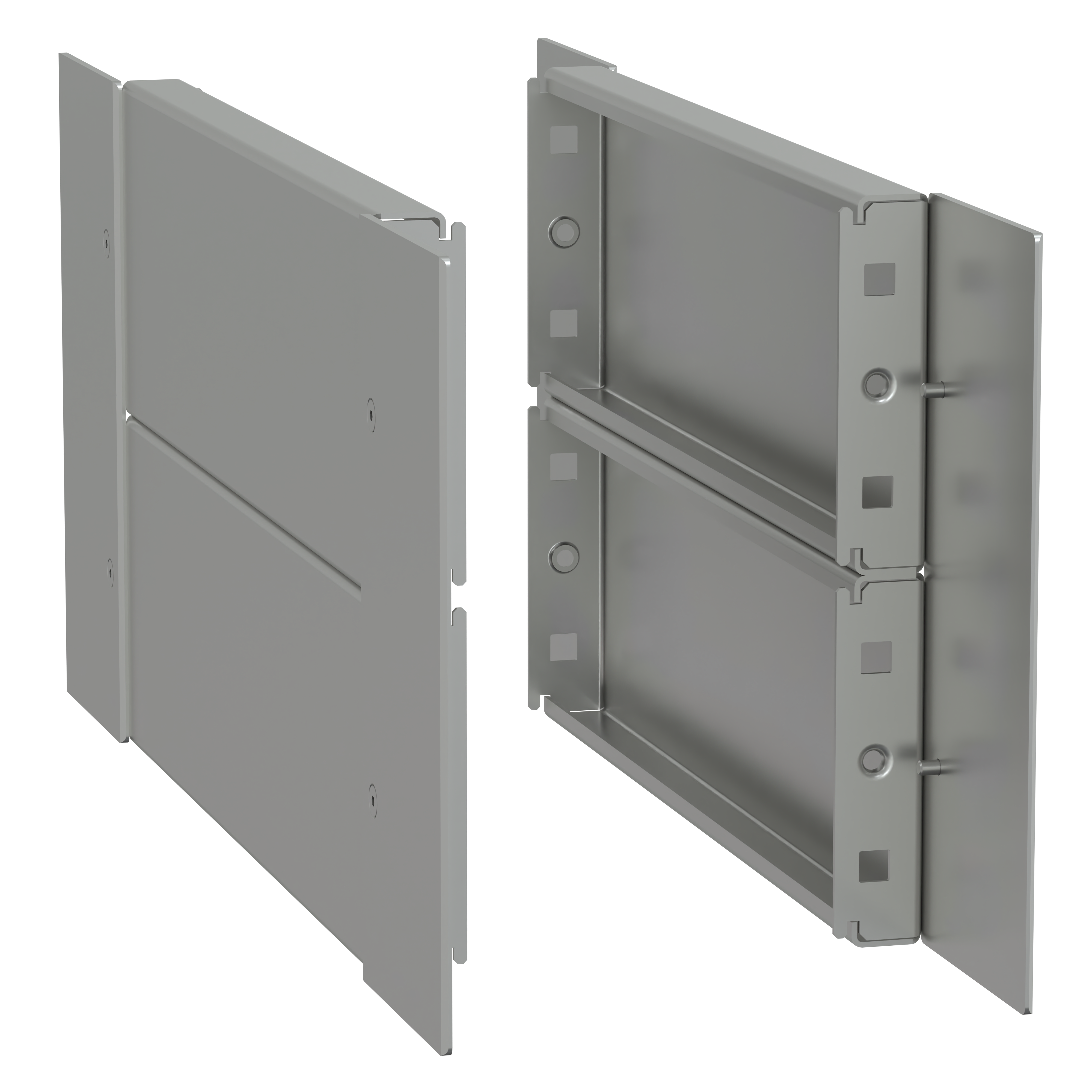 SCHNEIDER ELECTRIC - Pannello laterale zoccolo inox P500xH200 304L