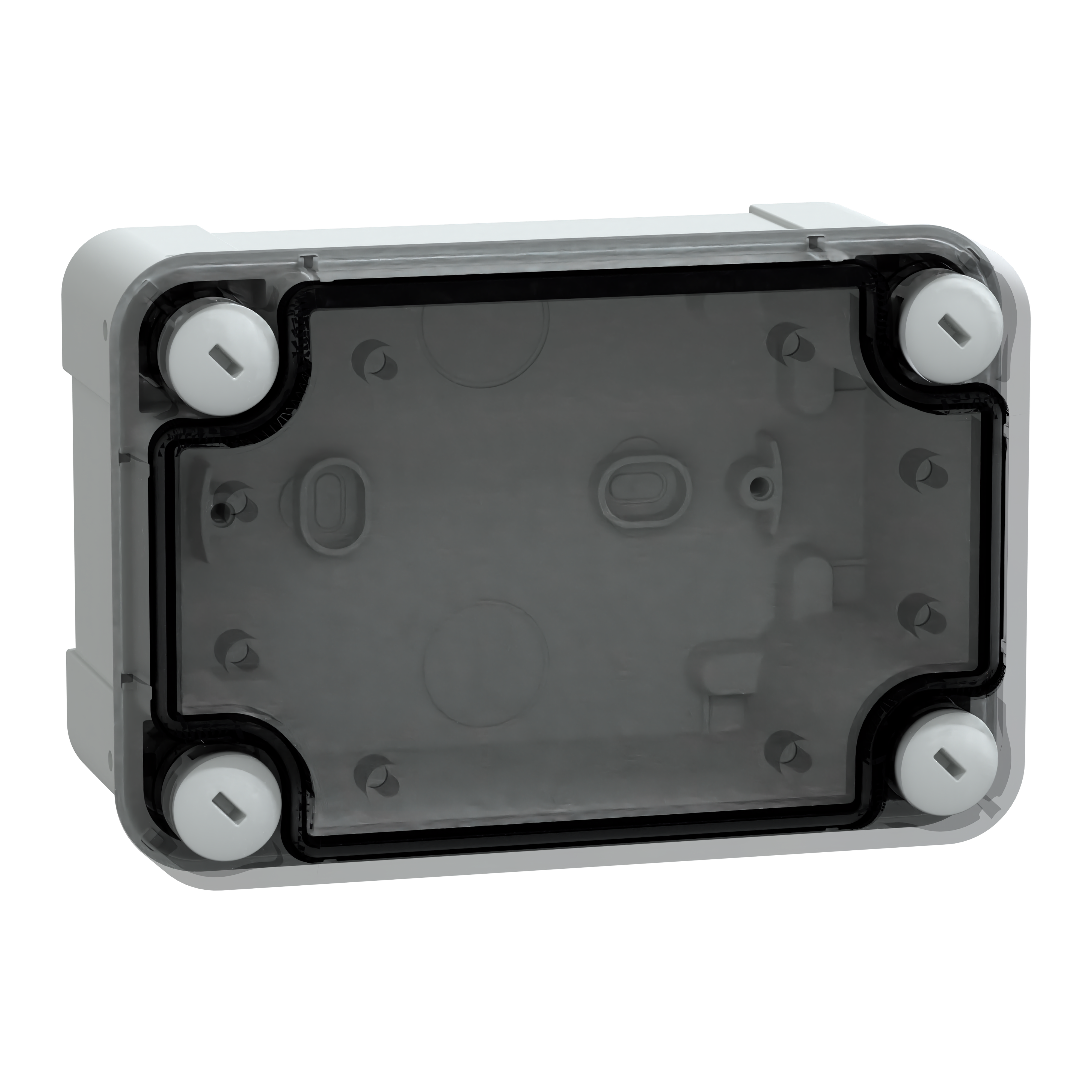 SCHNEIDER ELECTRIC - Contenitore in policarbonato PanelSeT TBP, UL, IP66, IK08, RAL 7035, A138xL93xP72 con coperchio trasparente H20 NSYTBP1397T