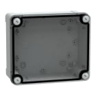 SCHNEIDER ELECTRIC - Contenitore in policarbonato PanelSeT TBP, UL, IP66, IK08, RAL 7035, A192xL164xP87 con coperchio trasparente H20