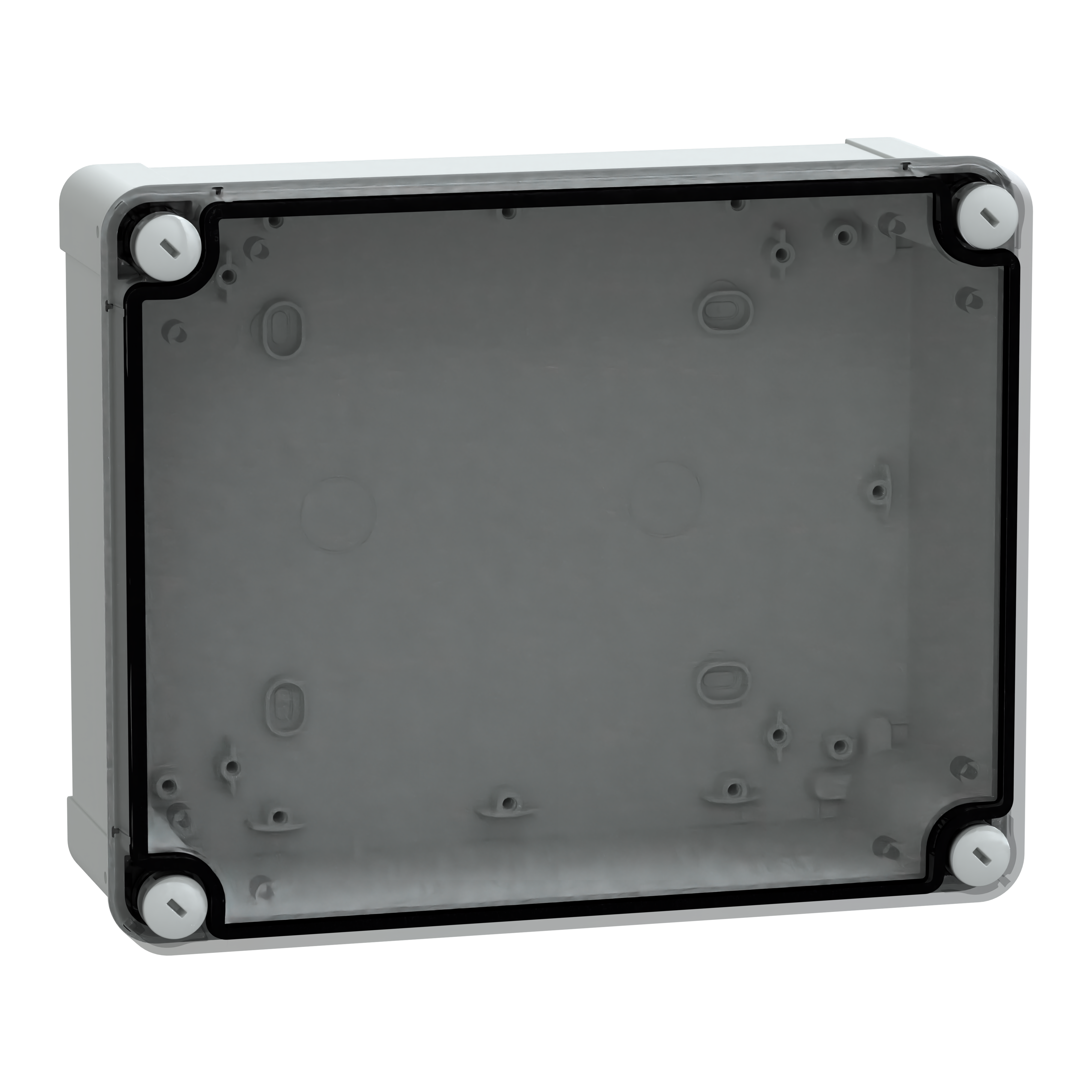 SCHNEIDER ELECTRIC - Contenitore in policarbonato PanelSeT TBP, UL, IP66, IK08, RAL 7035, A241xL192xP87 con coperchio trasparente H20