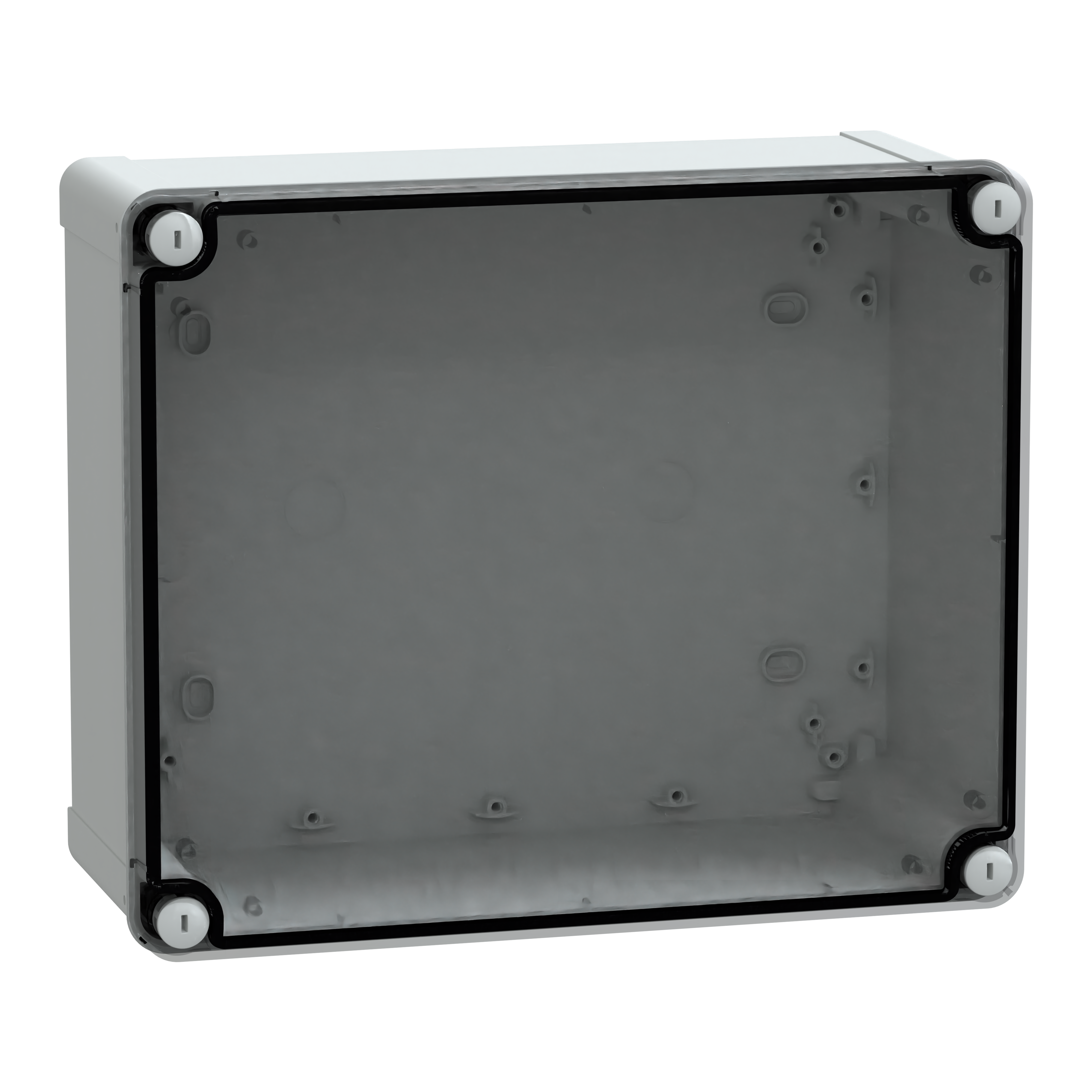 SCHNEIDER ELECTRIC - Contenitore in policarbonato PanelSeT TBP, UL, IP66, IK08, RAL 7035, A291xL241xP128 con coperchio trasparente H20