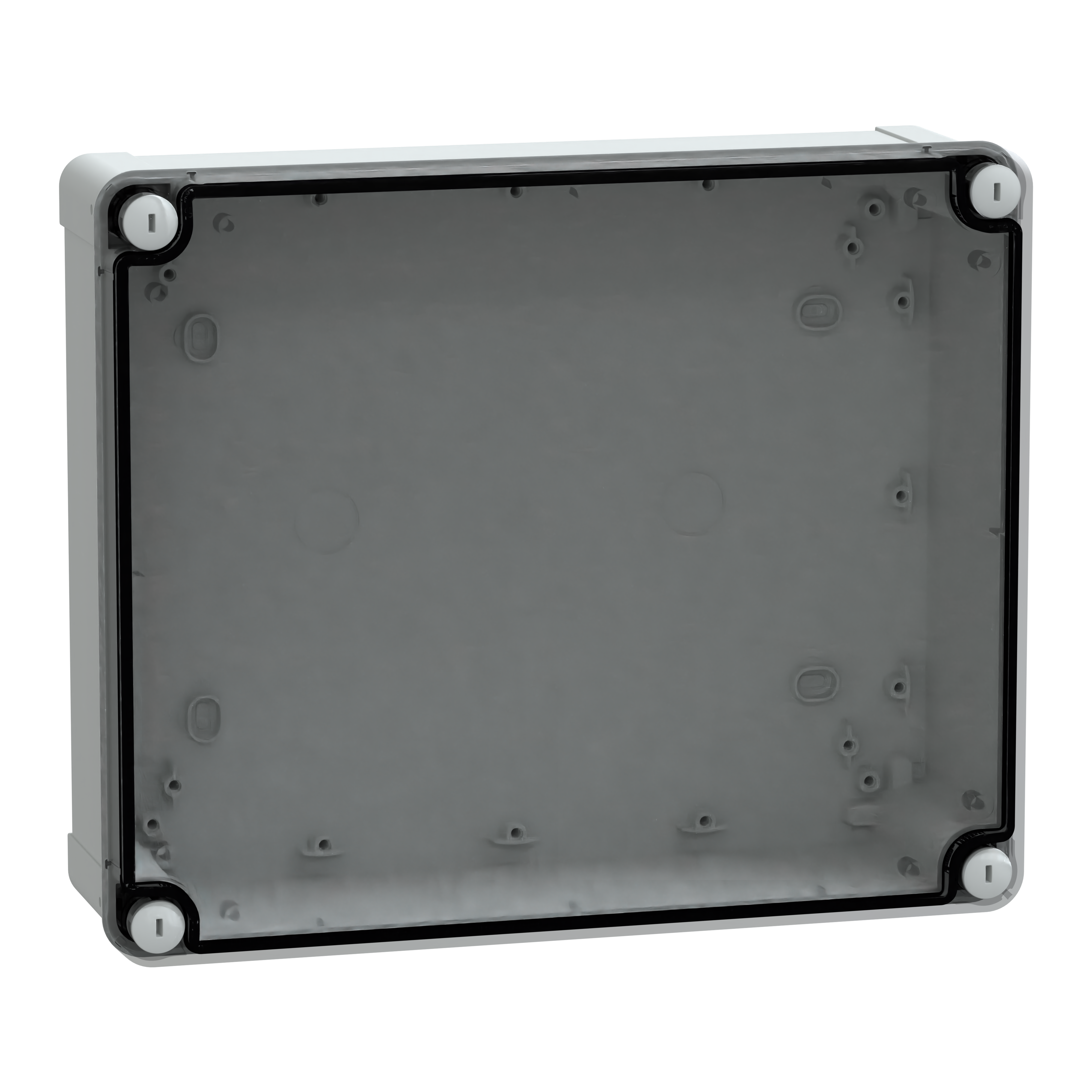 SCHNEIDER ELECTRIC - Contenitore in policarbonato PanelSeT TBP, UL, IP66, IK08, RAL 7035, A291xL241xP87 con coperchio trasparente H20