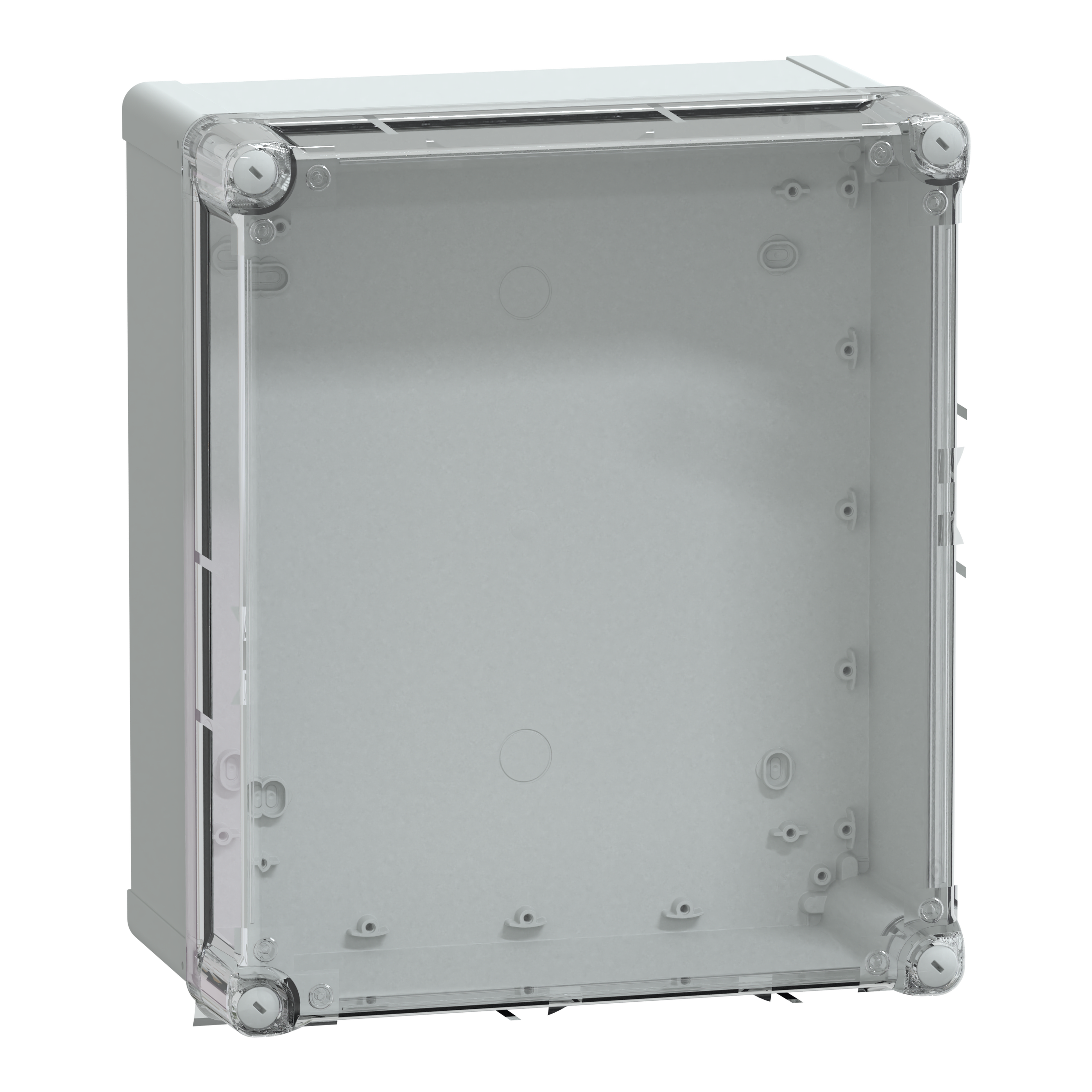 SCHNEIDER ELECTRIC - Contenitore in policarbonato PanelSeT TBP, UL, IP66, IK08, RAL 7035, A341xL291xP168 con coperchio opaco H60