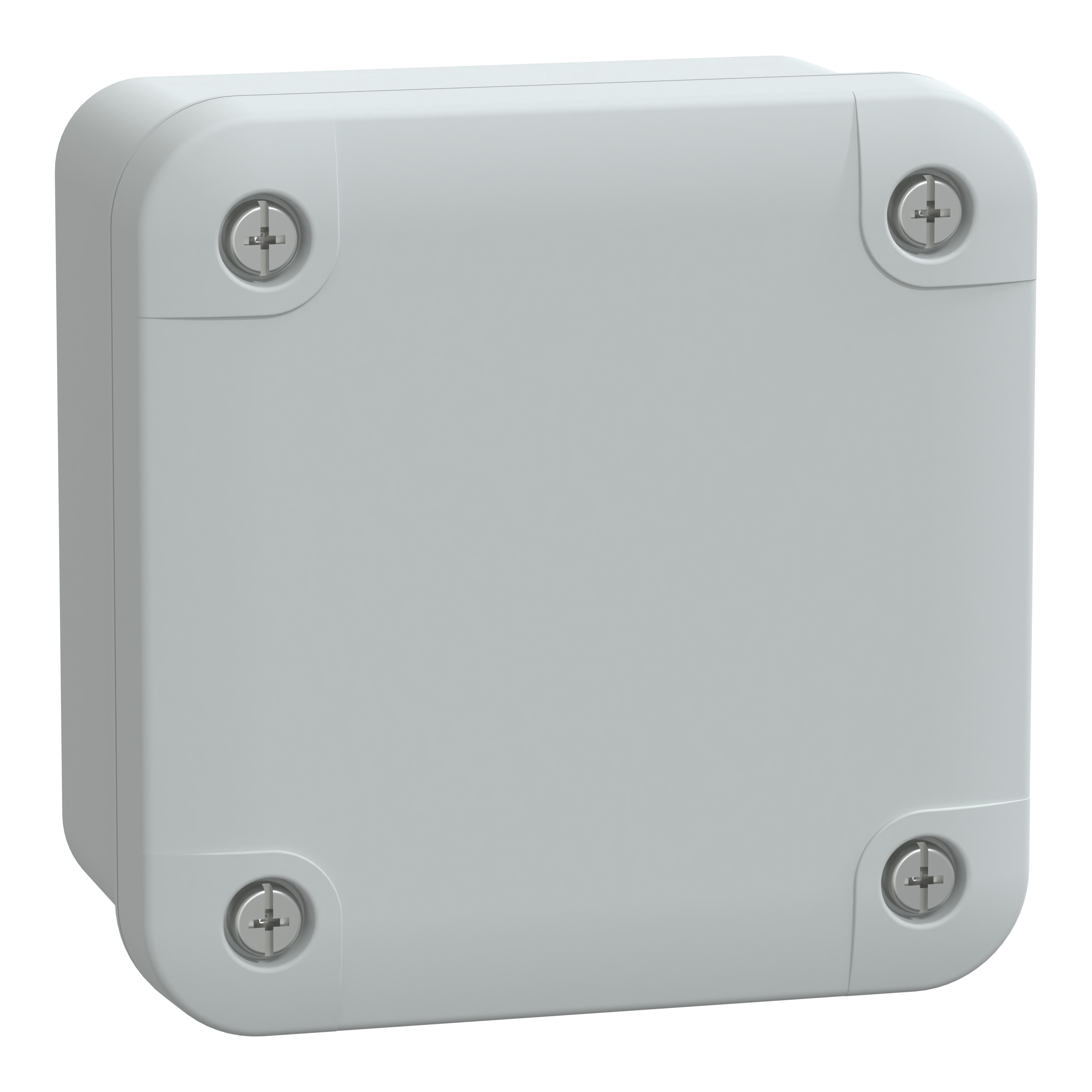 SCHNEIDER ELECTRIC - Contenitore in policarbonato PanelSeT TBP, UL, IP66, IK08, RAL 7035, A89xL89xP54 con coperchio opaco H10