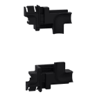 SCHNEIDER ELECTRIC - Tappi porta, PanelSeT SFN, per involucro con porta doppia, set di 2