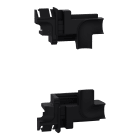 SCHNEIDER ELECTRIC - Tappi porta, PanelSeT SFN, per involucro con porta doppia, set di 2