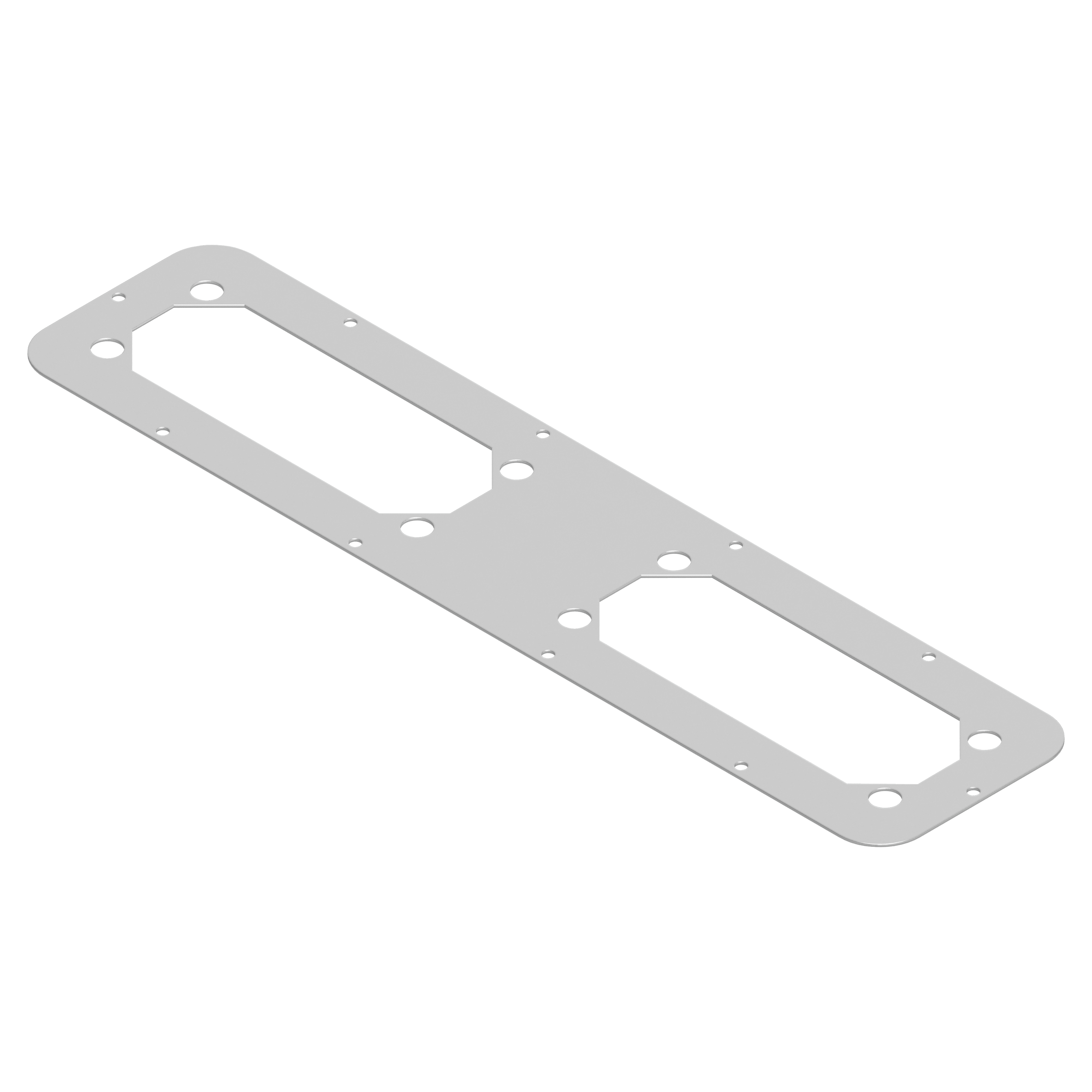 SCHNEIDER ELECTRIC - Piastra passacavi per membrane 495x220 - PanelSeT S3D