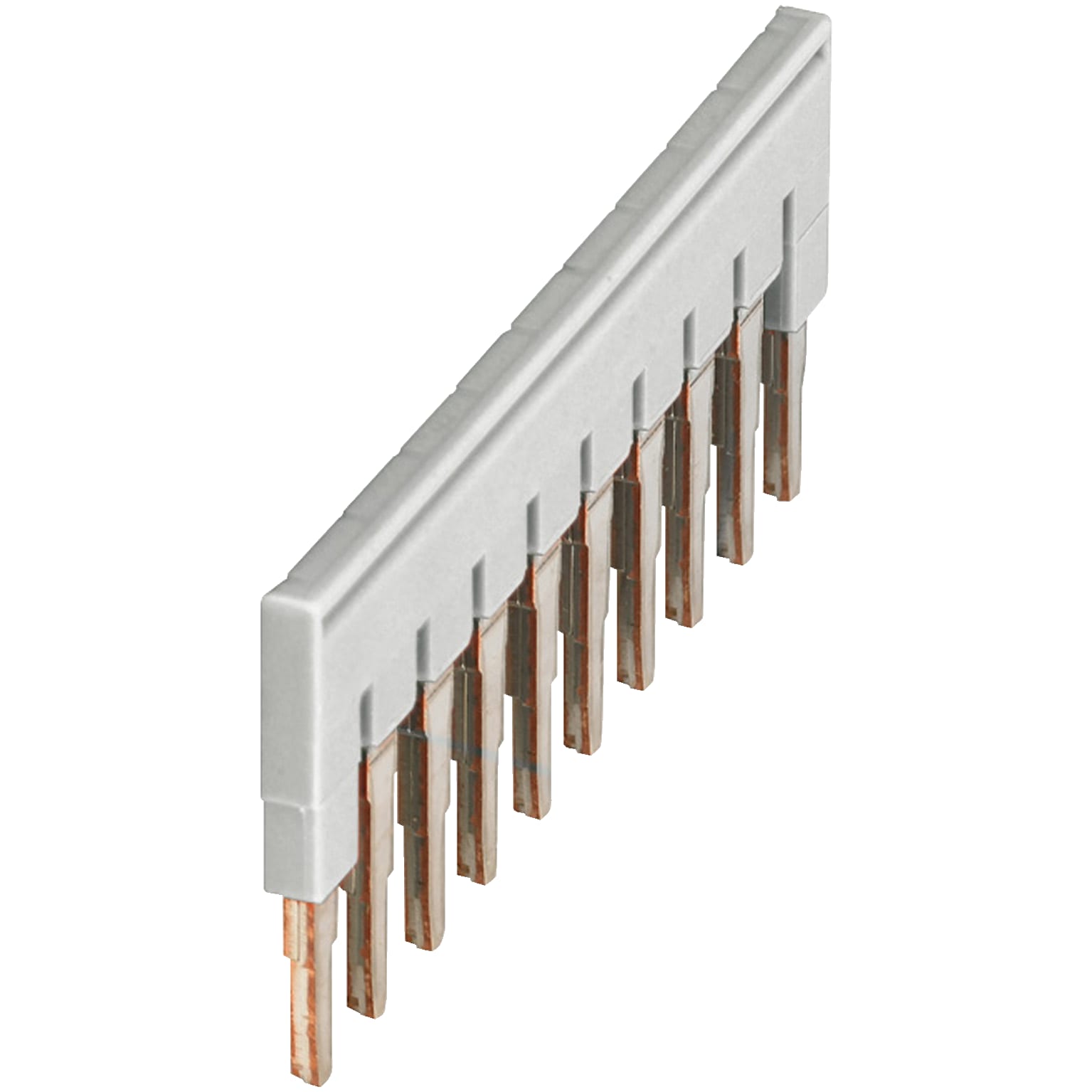 SCHNEIDER ELECTRIC - Ponticello 10pt per plug-in, 4mm² grigio NSYTRAL410GR