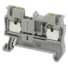 SCHNEIDER ELECTRIC - Morsetto Push-in, 2pt, 2,5 mm², grigio - [prezzo per 100 pz]