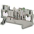 SCHNEIDER ELECTRIC - Morsetto Push-in sez lama 2pt 2,5 mm² grigio