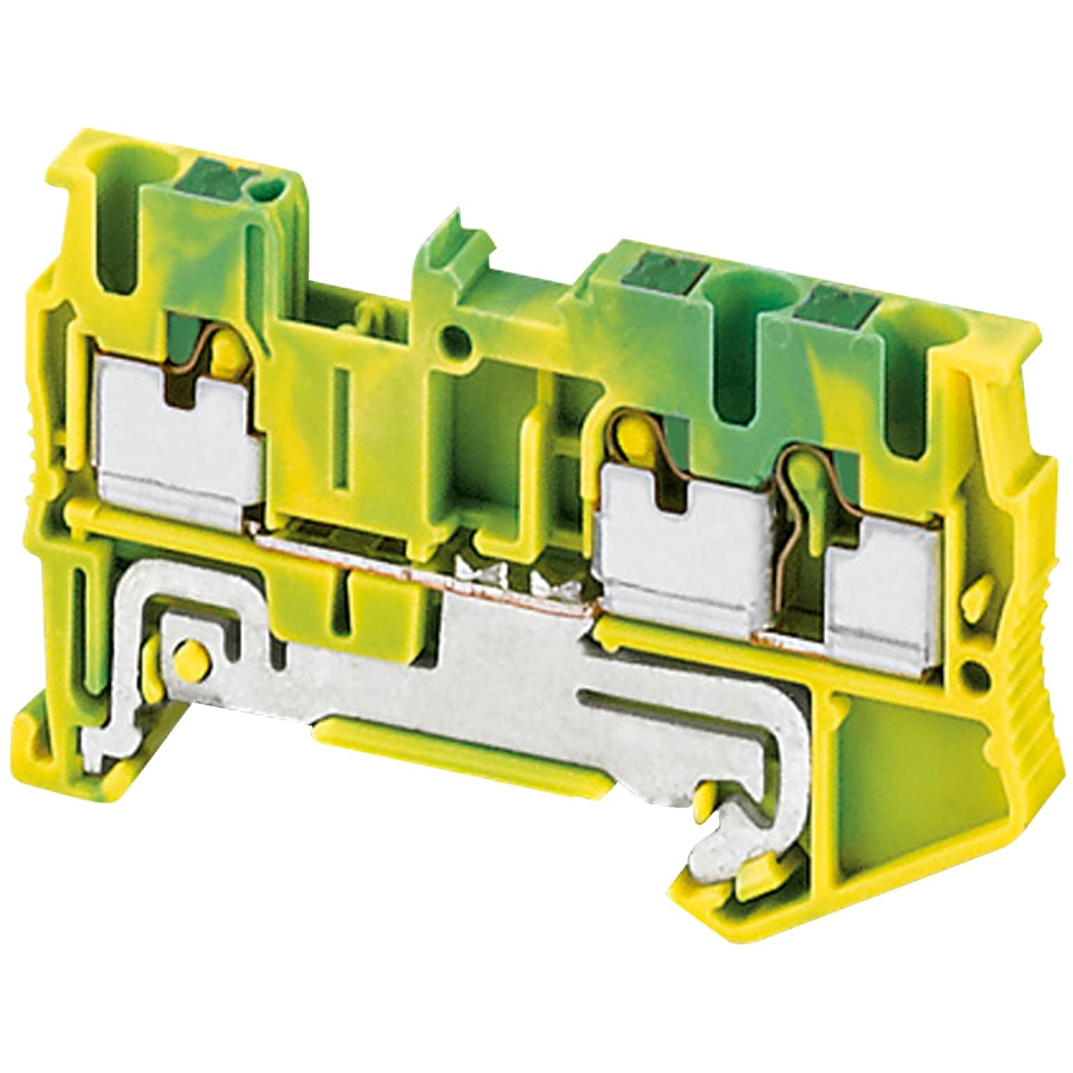 SCHNEIDER ELECTRIC - Morsetto Push-in, terra, 3pt, 2,5mm²