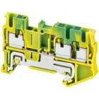 SCHNEIDER ELECTRIC - Morsetto Push-in, terra, 3pt, 2,5mm² NSYTRP23PE
