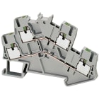 SCHNEIDER ELECTRIC - Morsetto Push-in 2piani 4pt 2,5mm² grigio