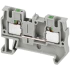 SCHNEIDER ELECTRIC - Morsetto Push-in, 2pt, 4 mm², grigio - [prezzo per 100 pz]