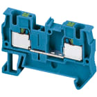 SCHNEIDER ELECTRIC - Morsetto Push-in, 2pt, 4mm², blu - [prezzo per 100 pz]