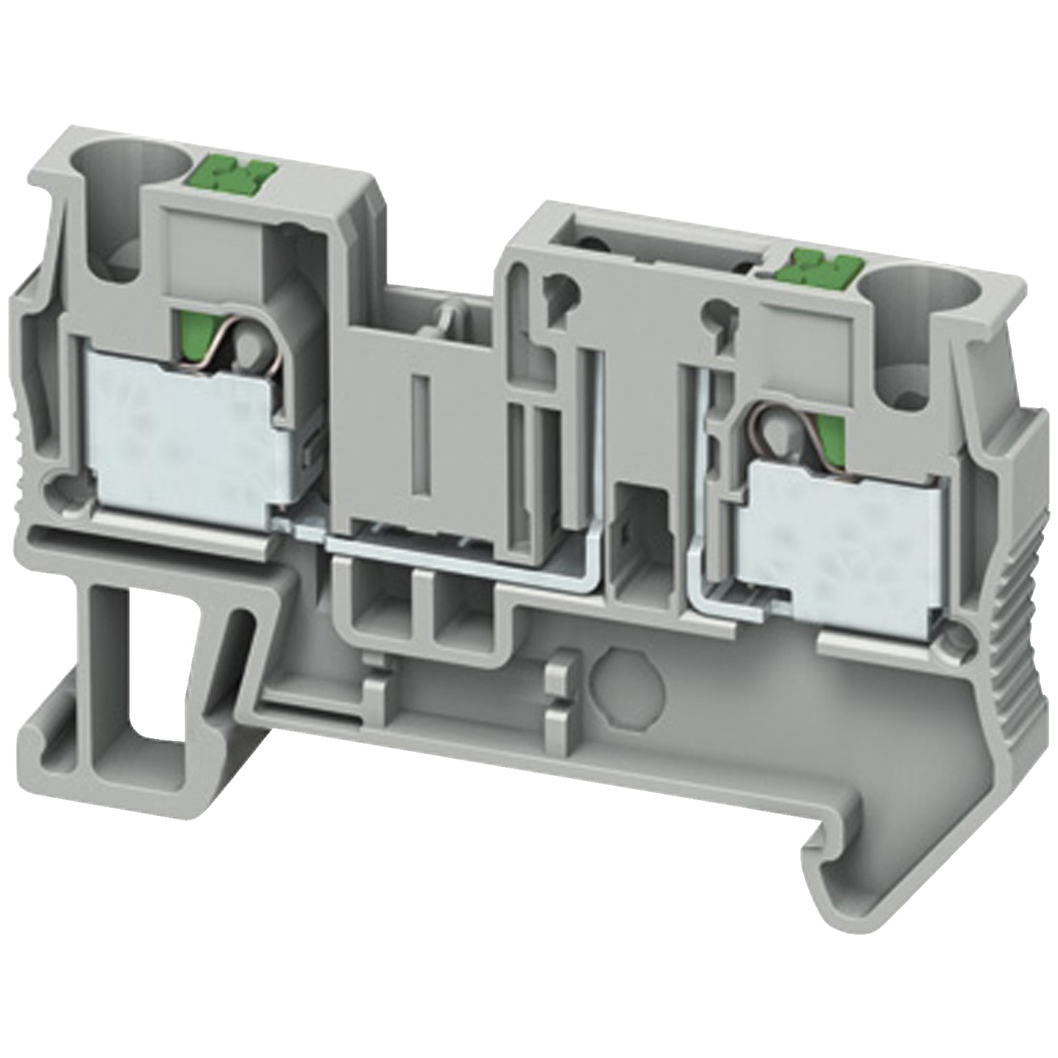 SCHNEIDER ELECTRIC - Morsetto Push-in sez 2pt 4mm² grigio