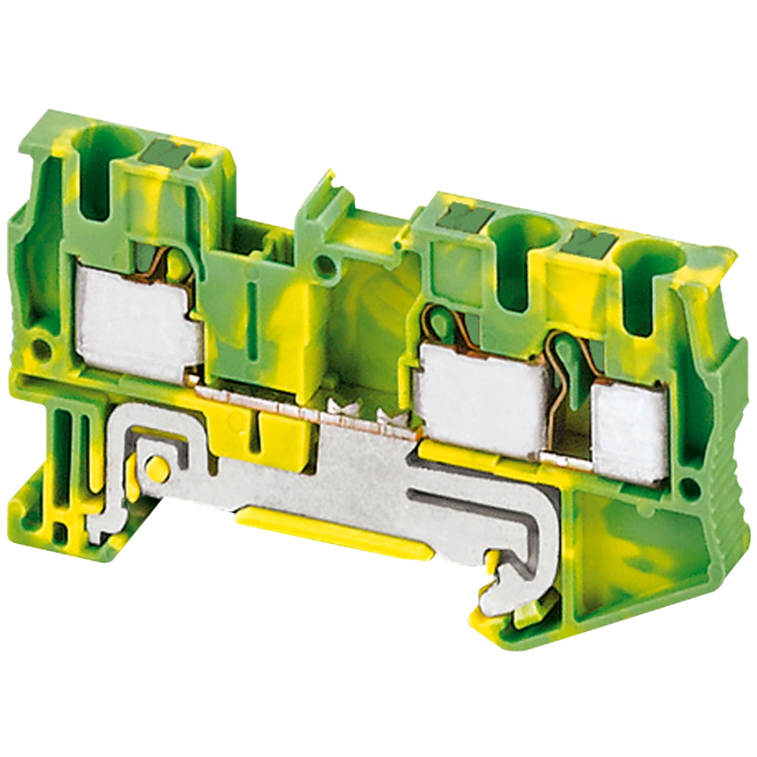 SCHNEIDER ELECTRIC - Morsetto Push-in, terra, 3pt 4 mm²