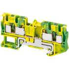 SCHNEIDER ELECTRIC - Morsetto Push-in, terra, 4pt, 4mm²