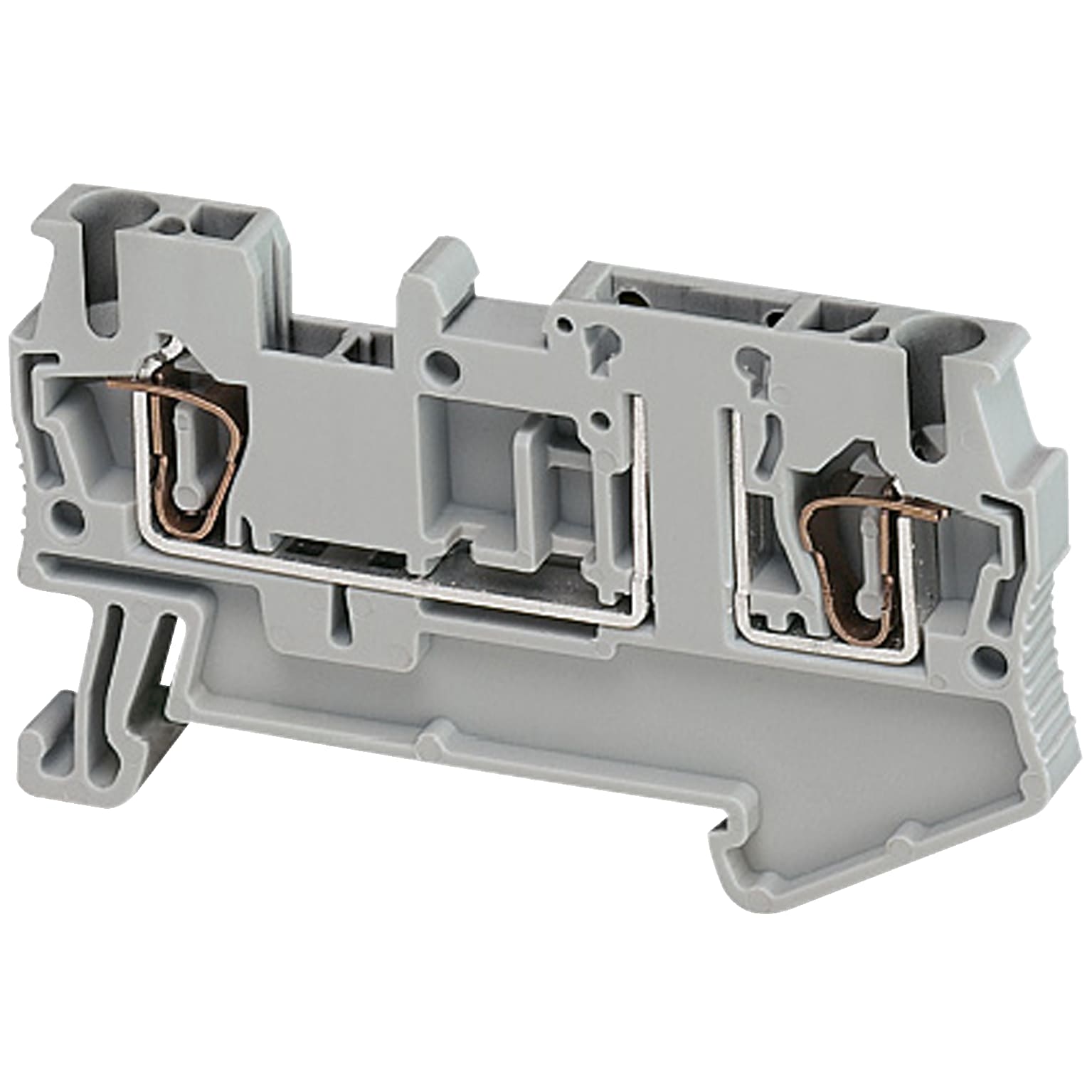 SCHNEIDER ELECTRIC - Morsetto molla per sizionamento, 2pt 4 mm² grigio