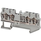 SCHNEIDER ELECTRIC - Morsetto molla, 4pt, 2,5 mm² grigio - [prezzo per 100 pz] NSYTRR24