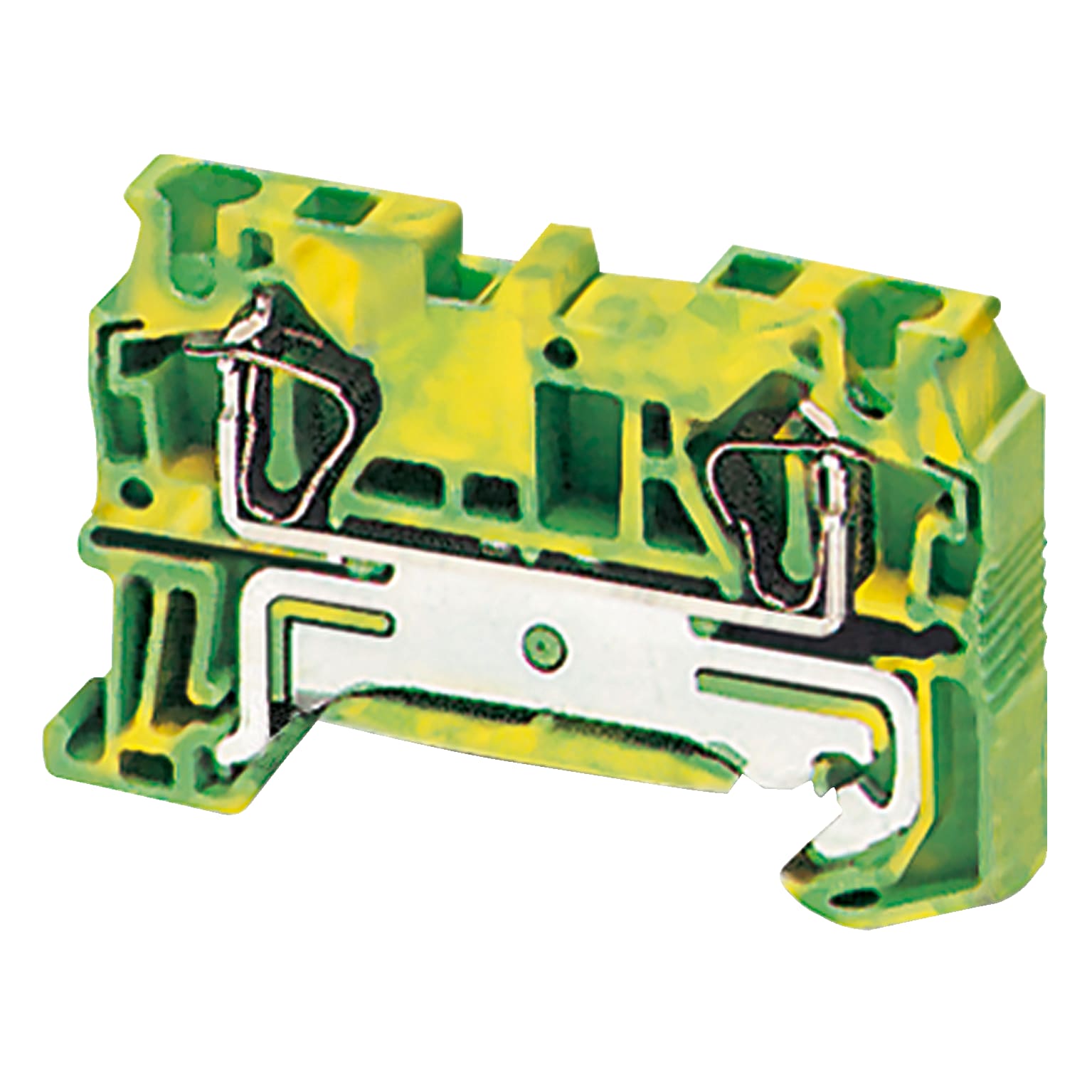 SCHNEIDER ELECTRIC - Morsetto molla, terra, 2pt, 4 mm²