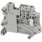 SCHNEIDER ELECTRIC - Morsetto vite sezionamento, 2pt, 4mm² grigio