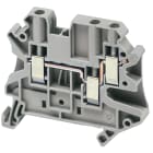 SCHNEIDER ELECTRIC - Morsetto vite, 3pt, 4mm² grigio
