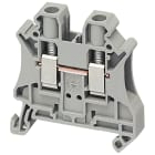 SCHNEIDER ELECTRIC - Morsetto vite, 2pt, 6mm² grigio NSYTRV62