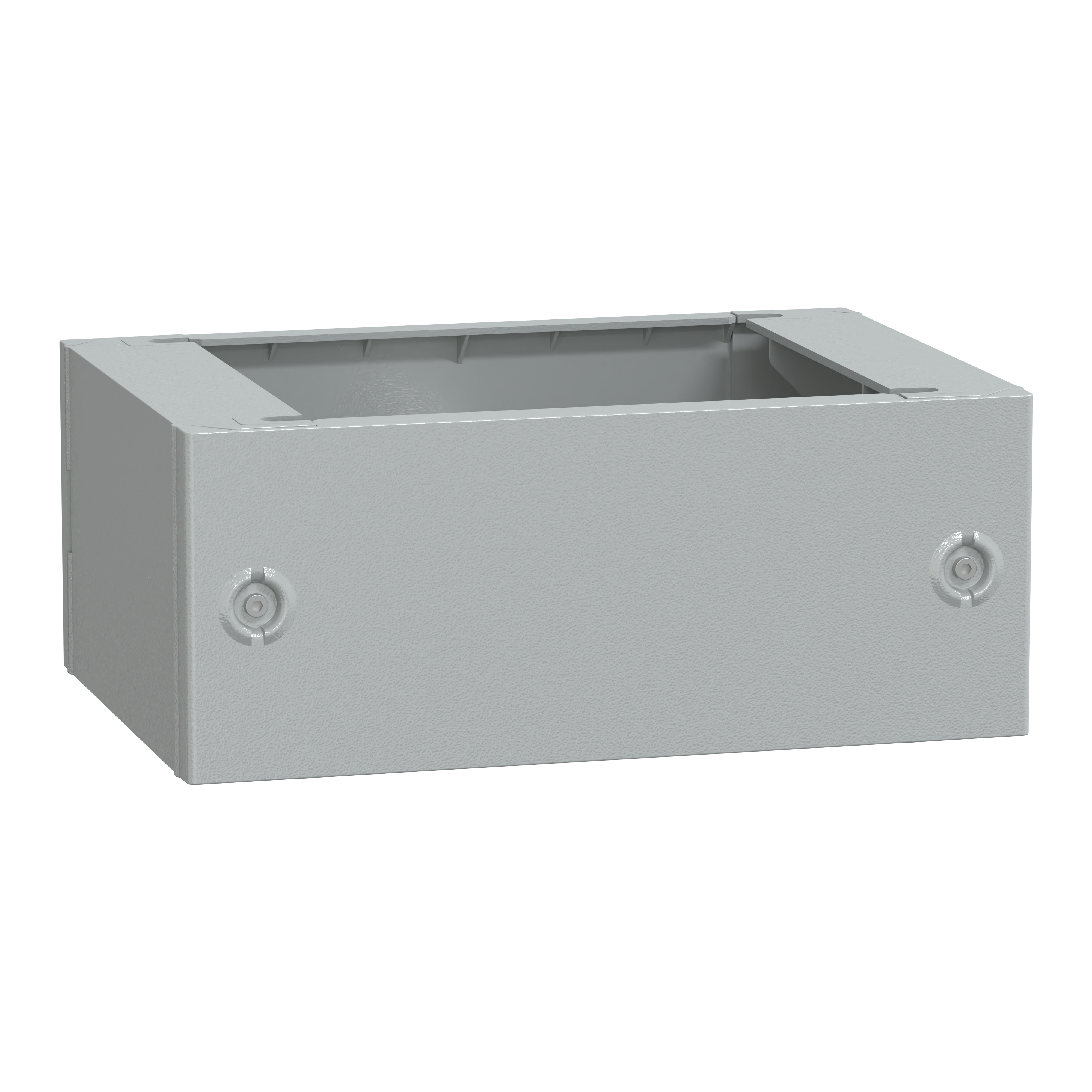 SCHNEIDER ELECTRIC - Zoccolo in poliestere tipo ZA per PLA/PLAT H200xL500xP420 RAL 7035