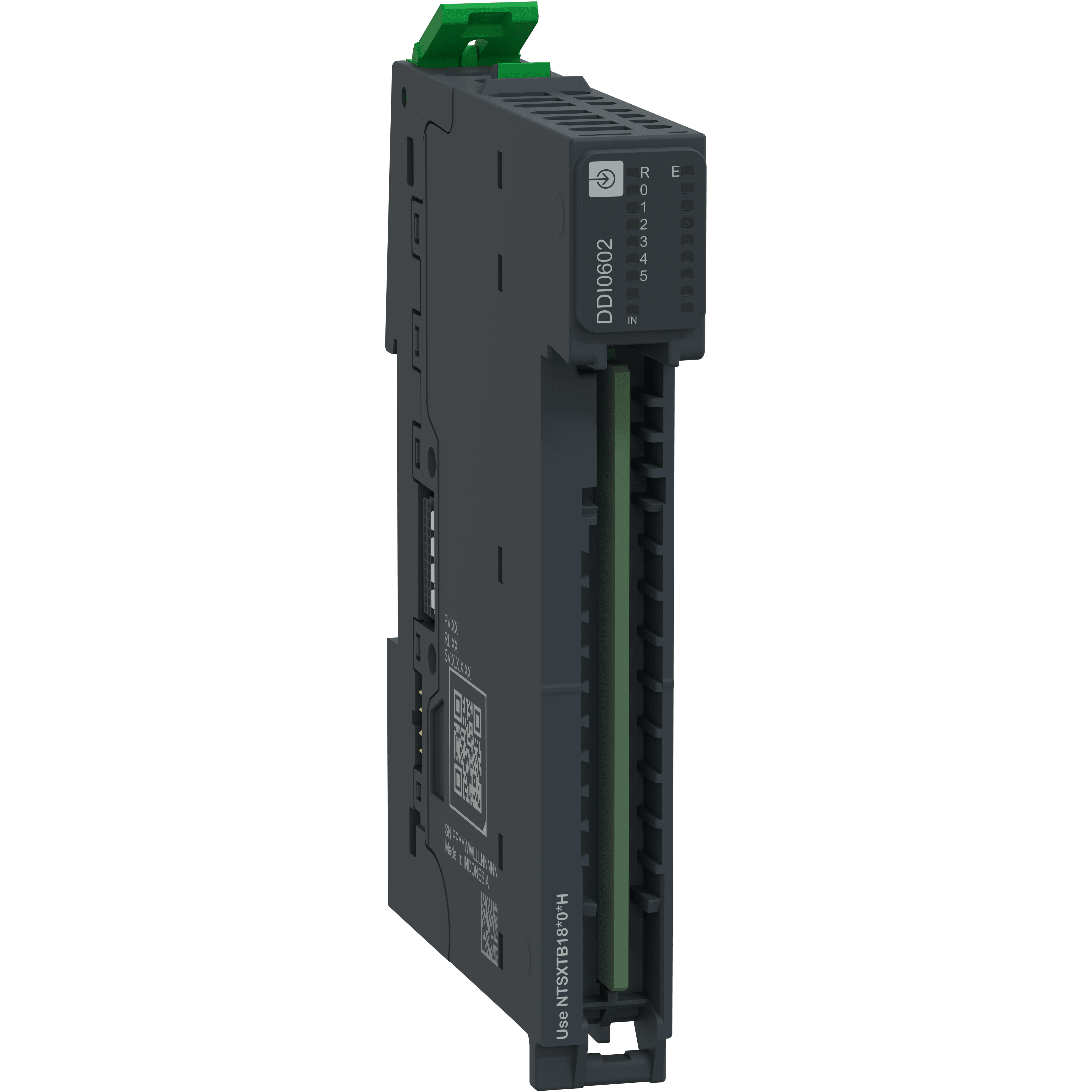 SCHNEIDER ELECTRIC - Modulo ingressi digitali + base, 6 ingressi, 24 Vcc, sink, 1/2/3 fili, Modicon Edge I/O NTS