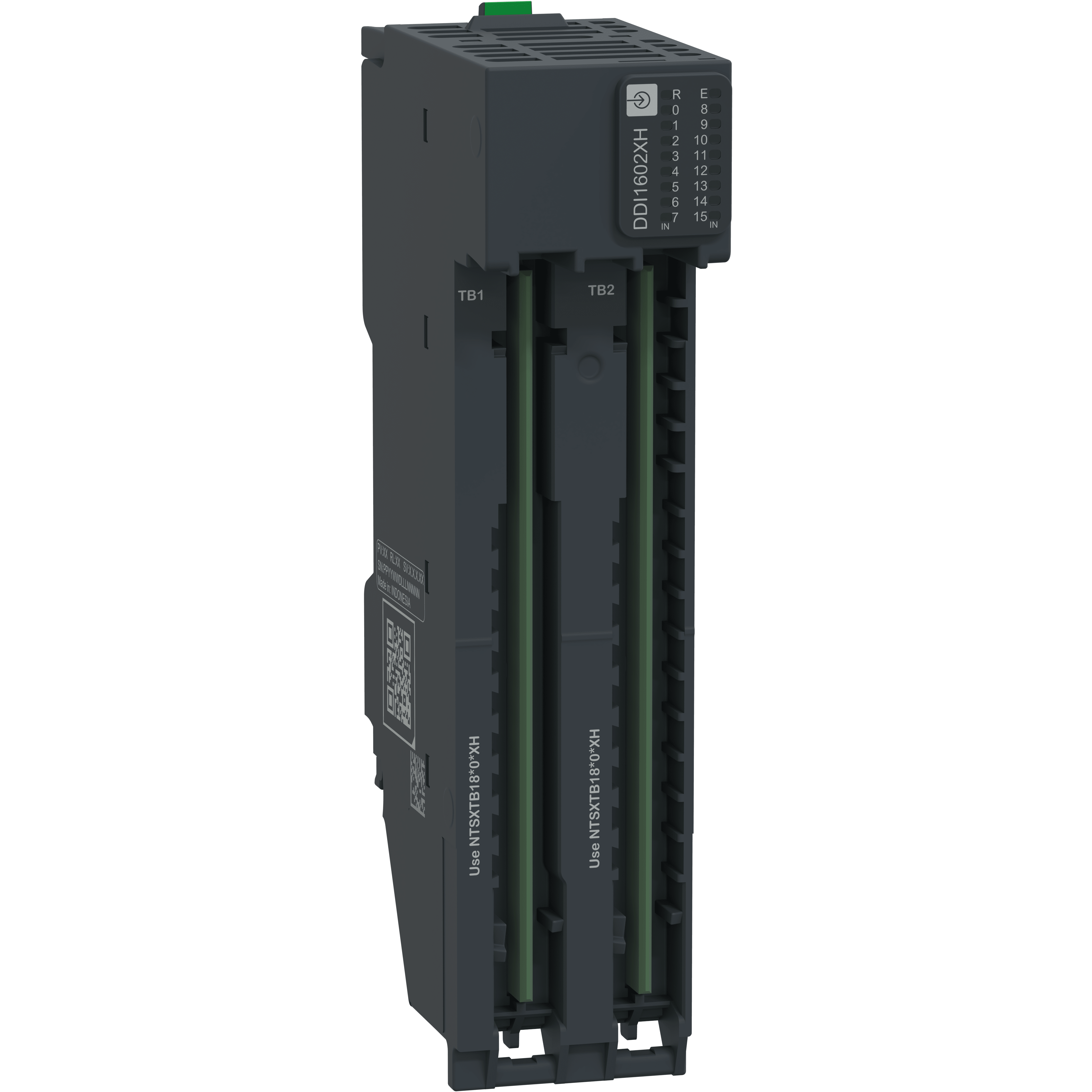 SCHNEIDER ELECTRIC - Modulo di ingresso digitale, 16 in, 24 Vcc, Sink, 1/2/3 fili, Hardened, I/O fronte Modicon NTS