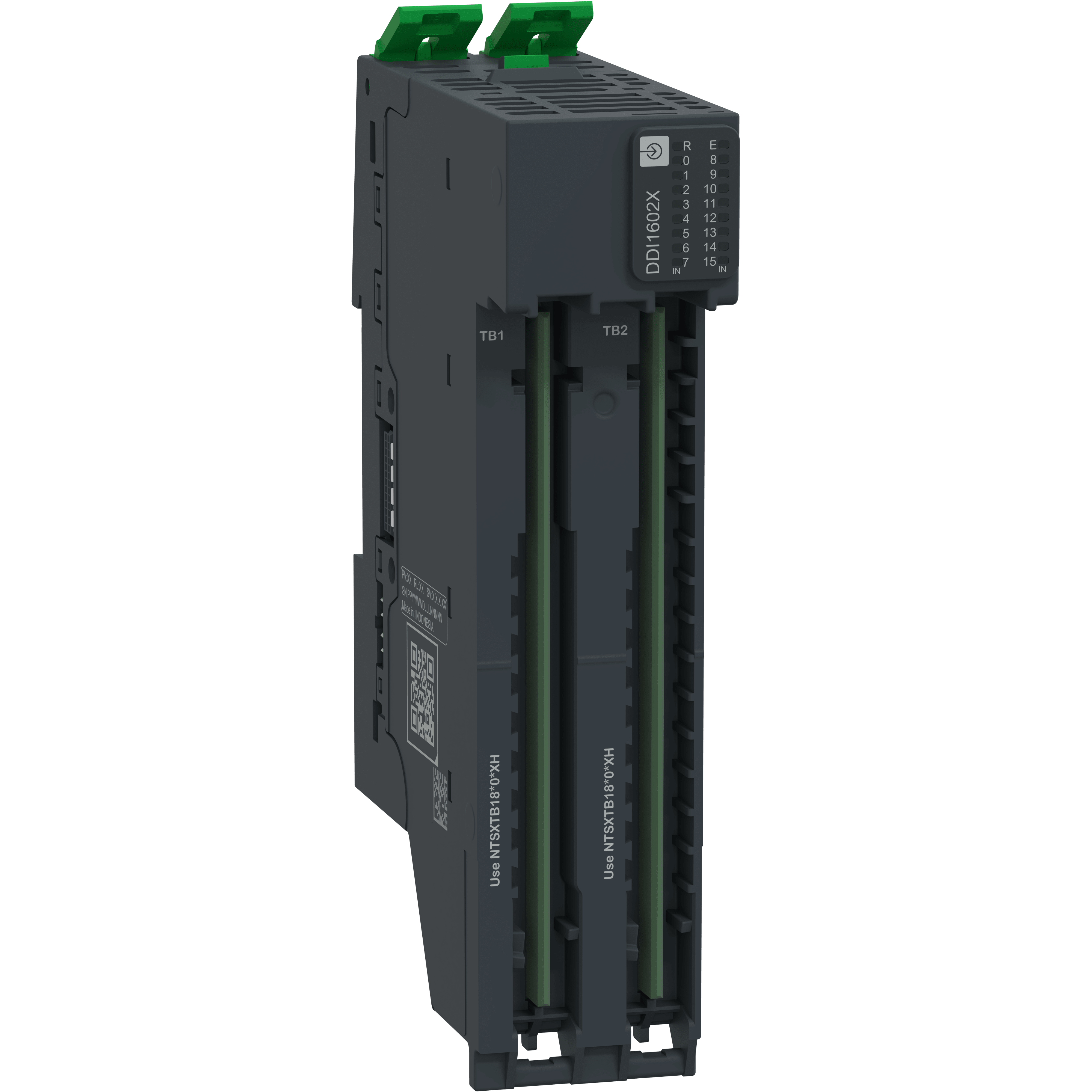 SCHNEIDER ELECTRIC - Modulo ingressi digitali + base, 16 In, 24 V CC, Sink, 1/2/3 fili, Modicon Edge I/O NTS