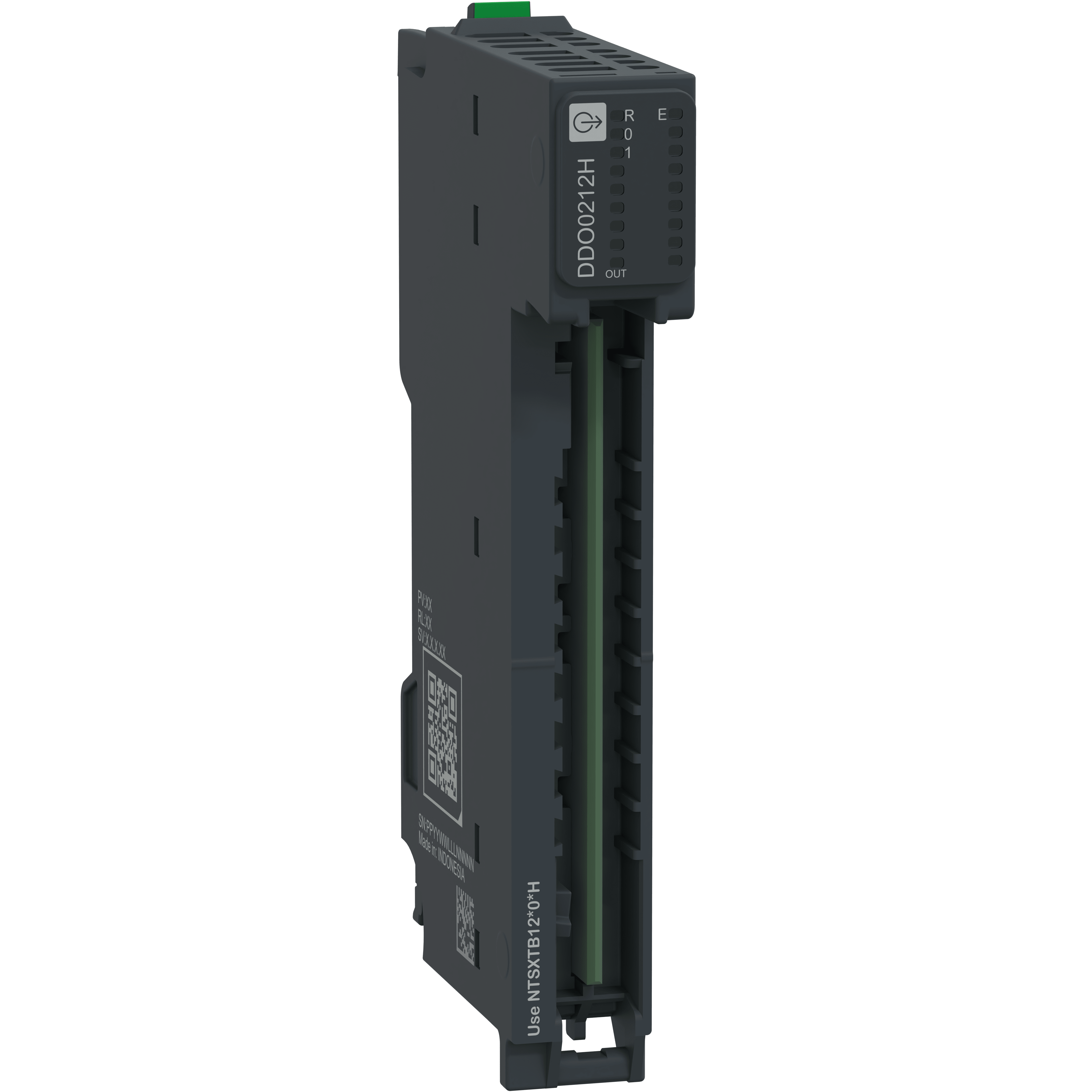 SCHNEIDER ELECTRIC - Modulo di uscita digitale, 2 uscite isolate, 24 Vcc, 2 A, source, protetto, 1/2/3 fili, hardened, I/O fronte Modicon NTS