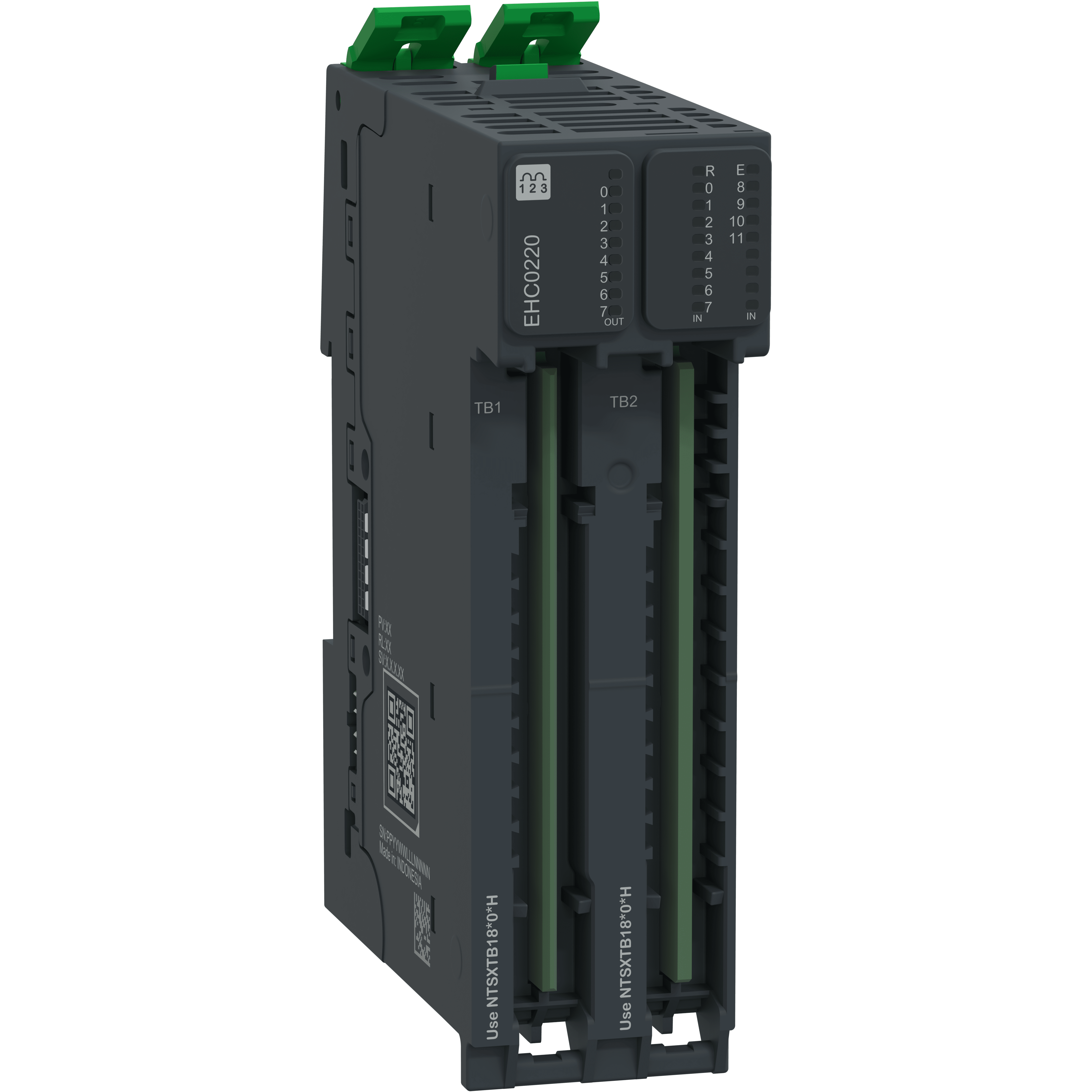 SCHNEIDER ELECTRIC - Modulo contatore ad alta velocità + base, 2 ingressi incrementali, 24 V CC, 250 kHz, 4 ingressi, 8 uscite, I/O fronte Modicon NTS