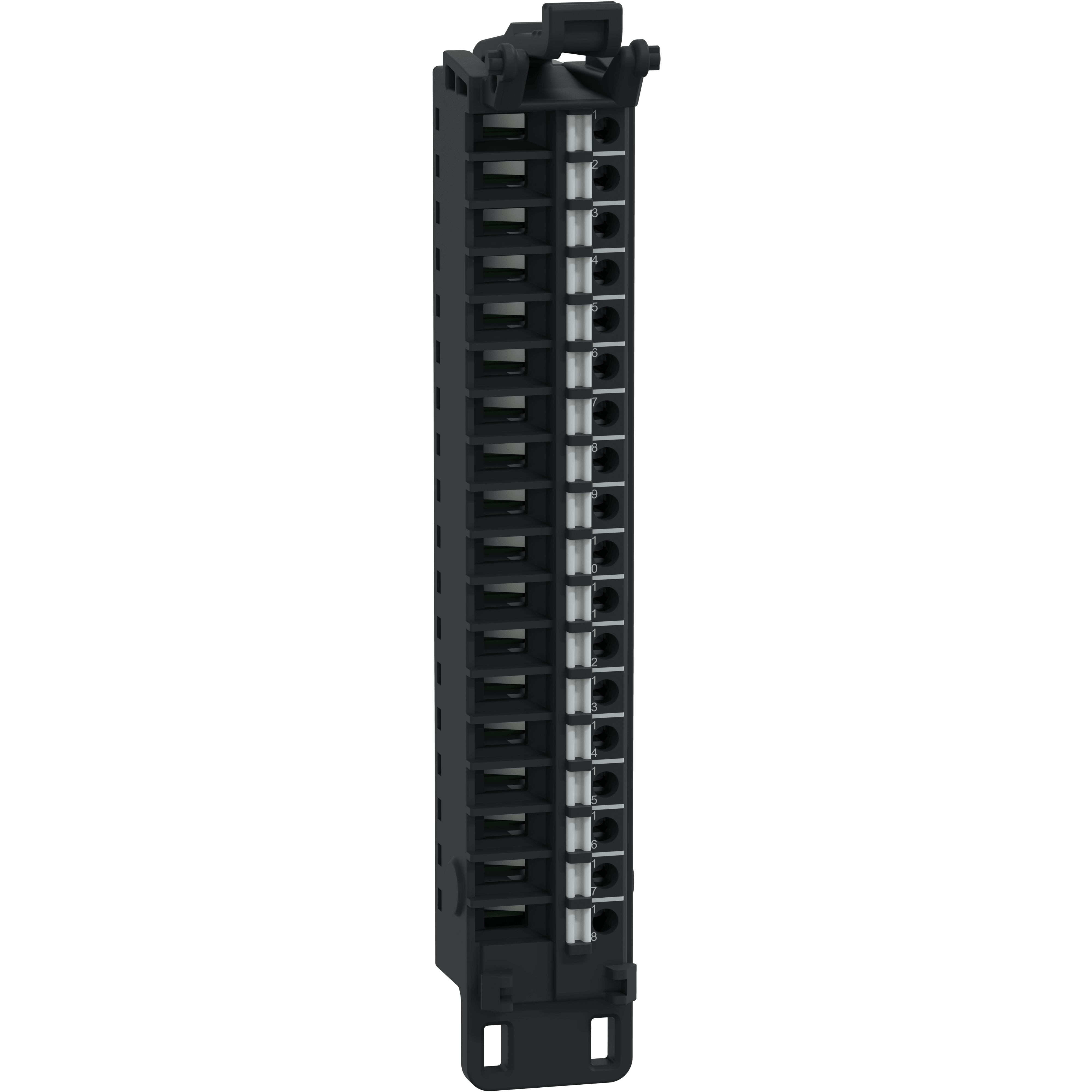 SCHNEIDER ELECTRIC - Morsettiera a molla, 18 punti, passo 3,81 mm, senza copertura, uso su modulo corto, temprata, Modicon Edge I/O NTS